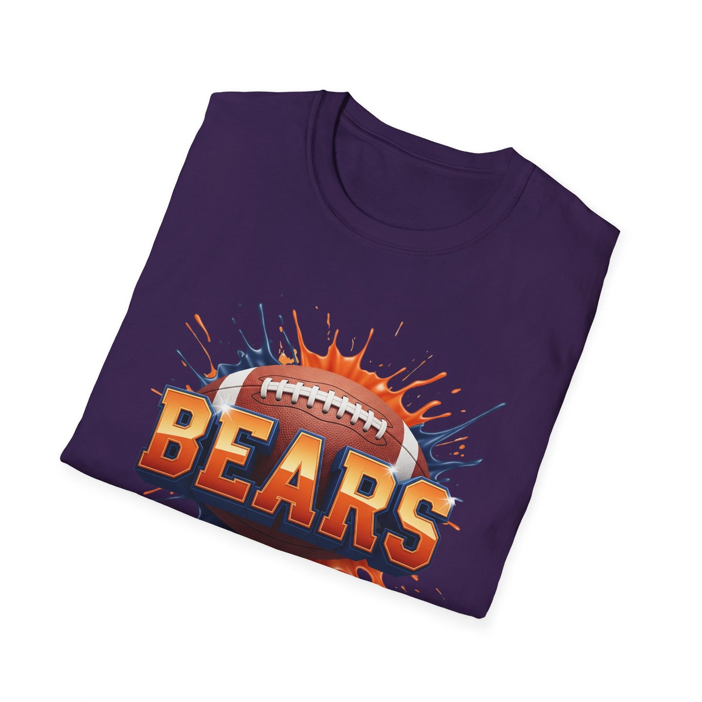Chicago Football Unisex T-Shirt, Chicago Team Tee, Football Gift for Chicago Fans, Game Day Shirt, Sports Fan Apparel, Football Tee