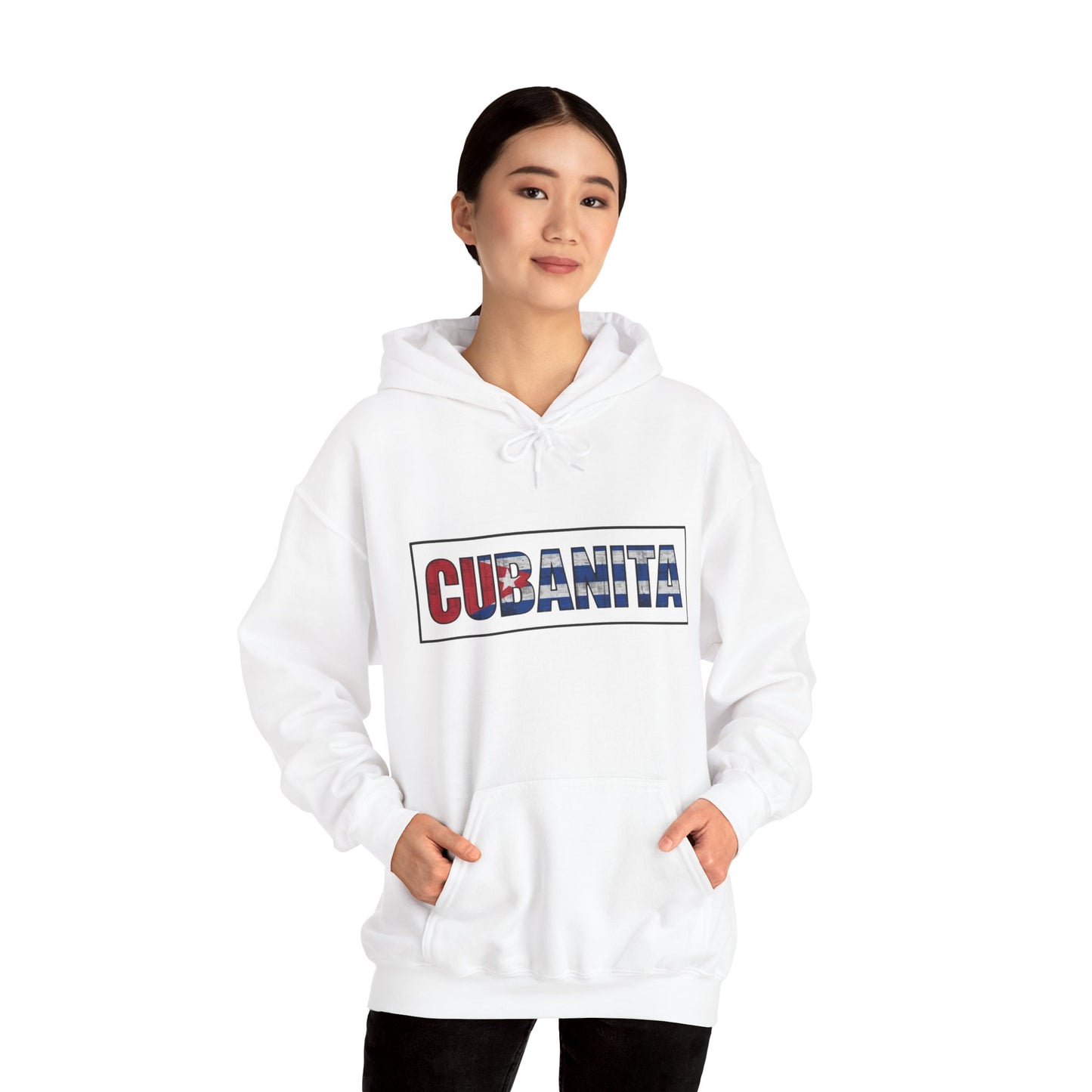 CUBANITA Hoodie – Cuban Flag Hoodie for Women, Latina Pride Hoodie, Cuba Heritage Top, Cuban Culture Graphic Hoodie