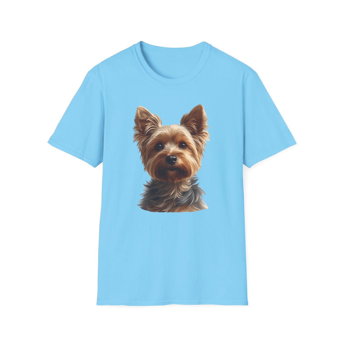 Yorkshire Terrier Dog Portrait Shirt – Yorkie Dog Lover Gift, Cute Dog Mom Tee, Dog Dad Shirt, Pet Breed Apparel