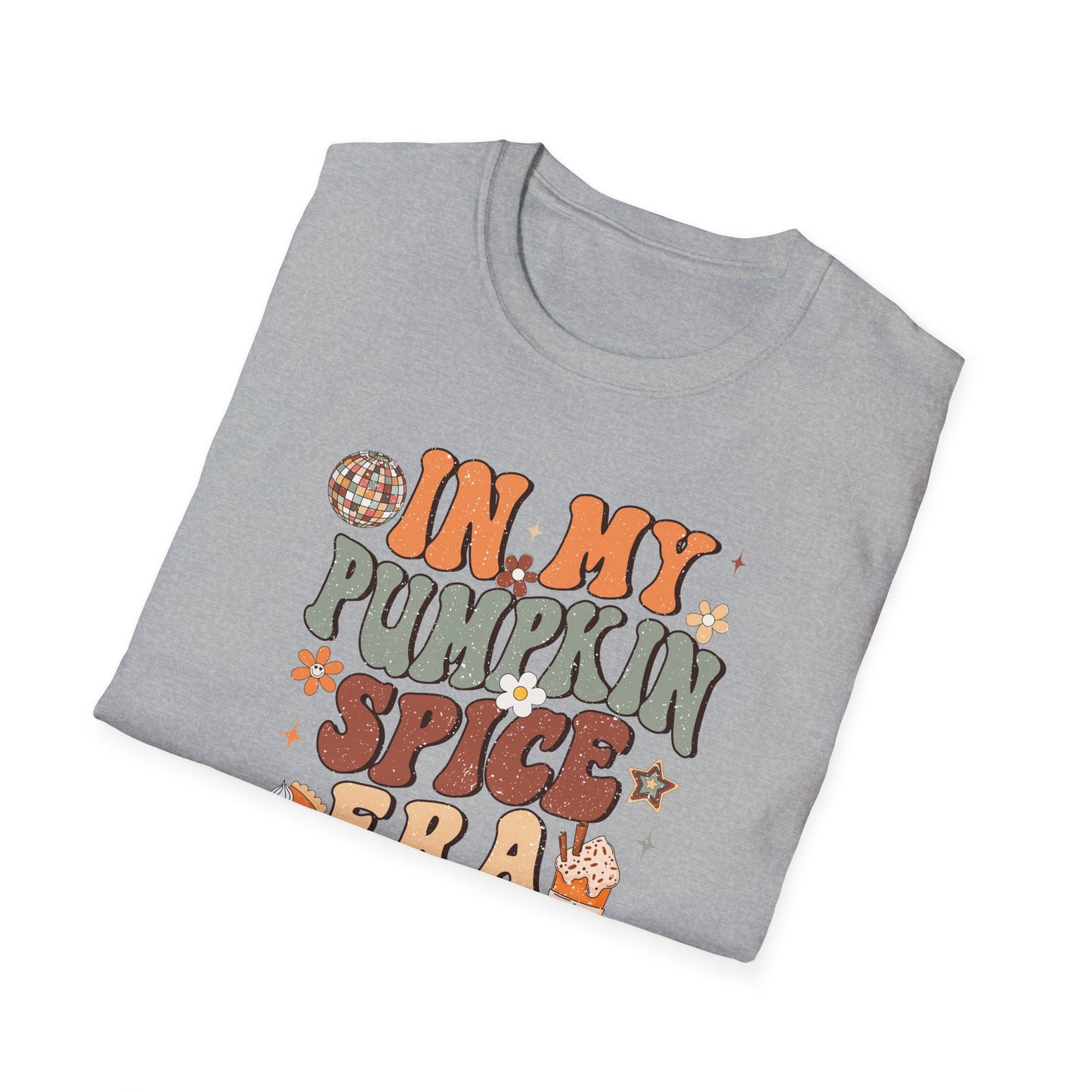 In My Pumpkin Spice Era Fall T-Shirt - Cute Women's Autumn Tee, Thanksgiving Shirt, Pumpkin Thanksgiving Tee, Cozy Fall Tee, Friendsgiving