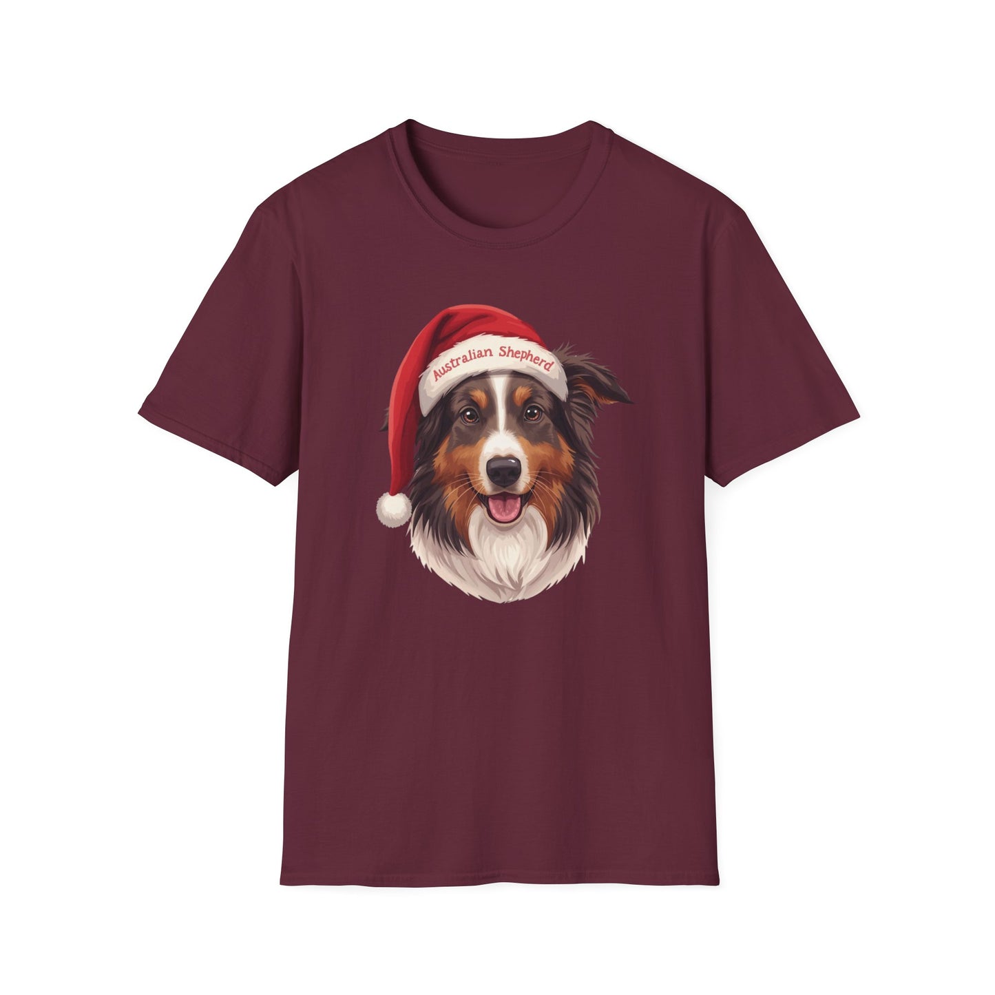 Australian Shepherd Dog Portrait Shirt – Aussie Dog Lover Gift, Cute Dog Mom Tee, Dog Dad Shirt, Pet Breed Apparel