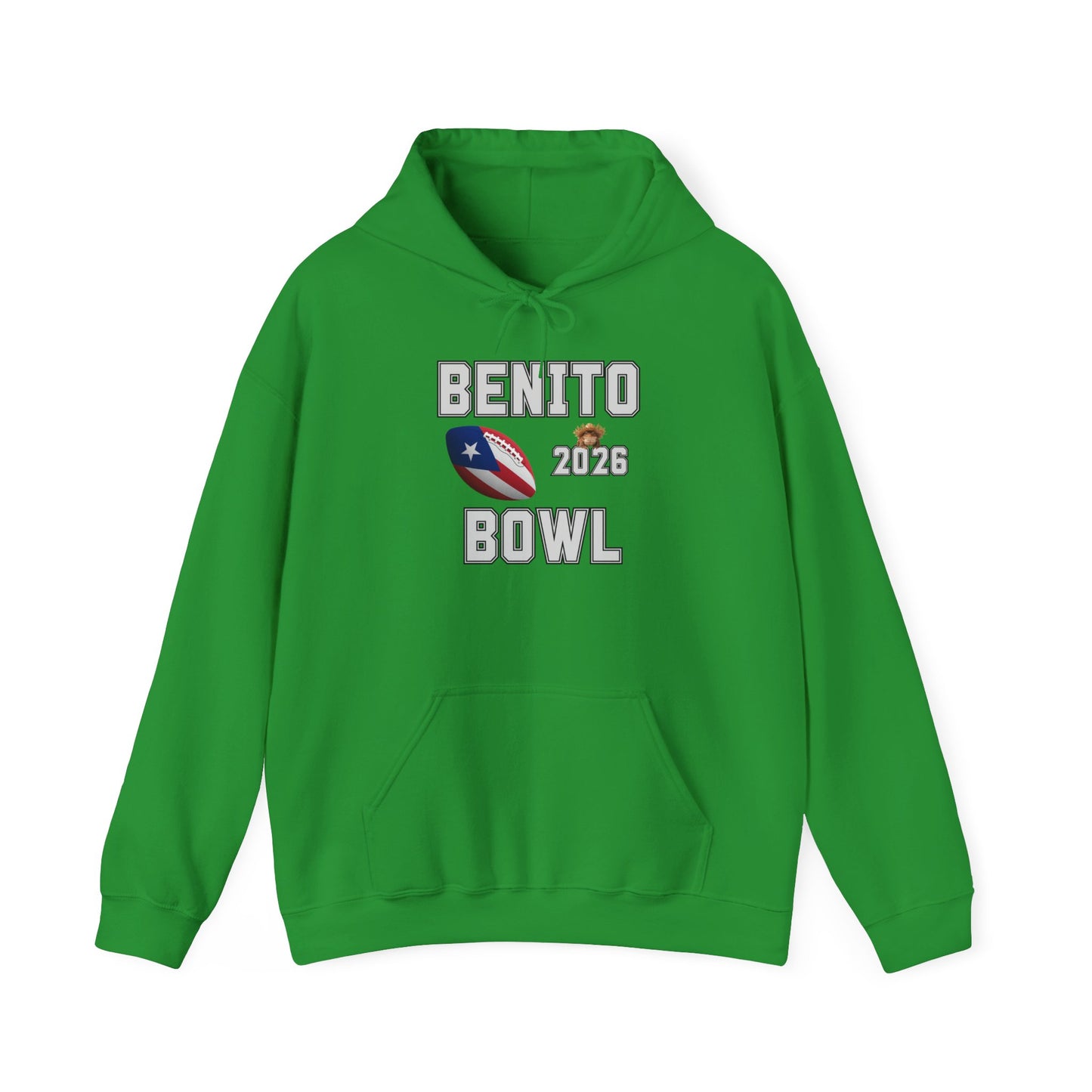 Benito Bowl Halftime Shirt 2026 Hoodie, Benito Bowl Hooded Sweatshirt, Football Fan Gift, Puerto Rico Heritage Hoodie, Boriqua Pride Gift
