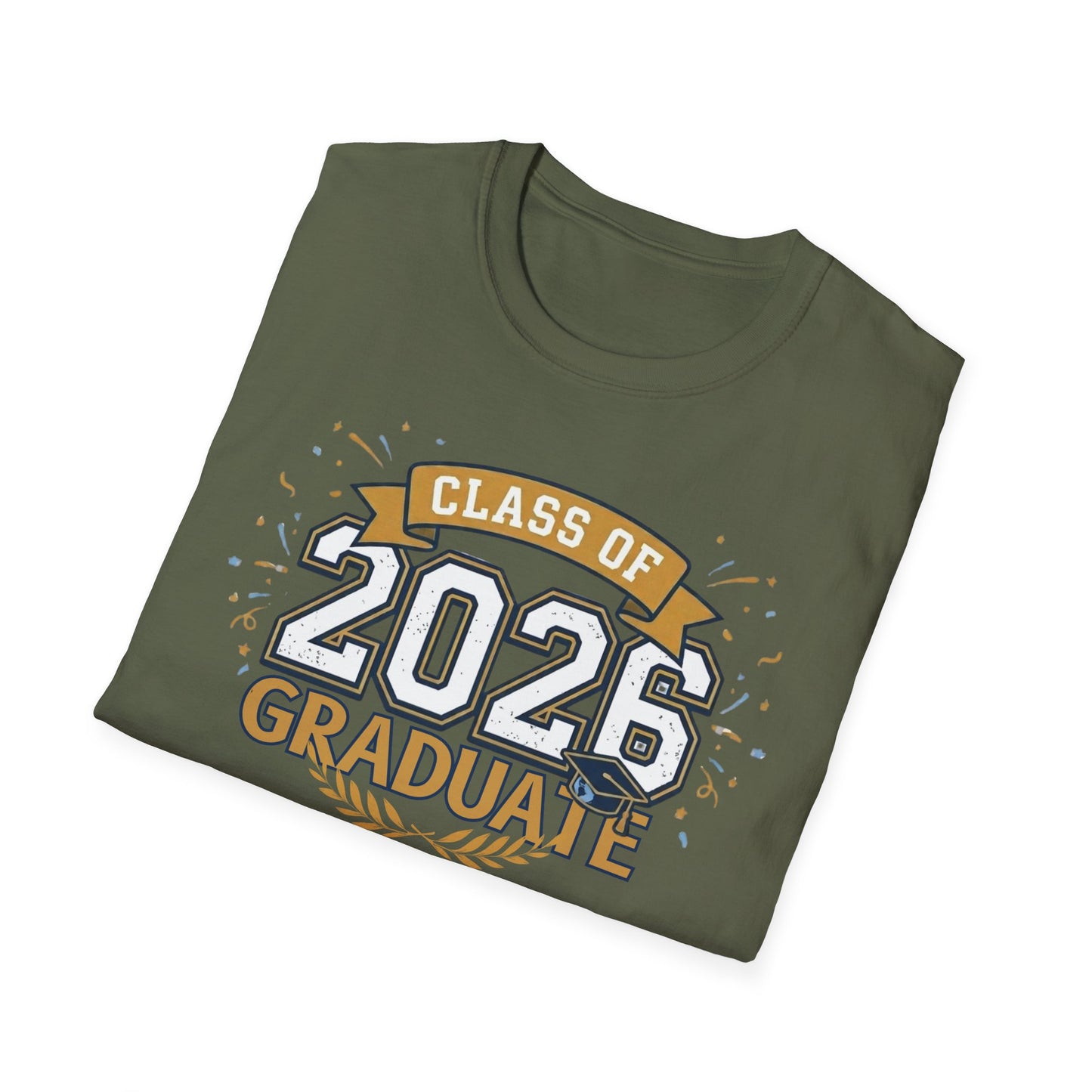Class of 2026 Graduate T-Shirt – Graduation Gift Tee, Senior 2026 Shirt, High School or College Grad Celebration Apparel