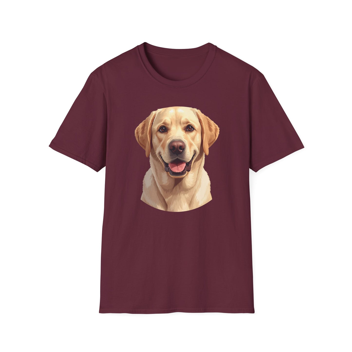 Labrador Retriever Dog Portrait Shirt – Lab Dog Lover Gift, Cute Dog Mom Tee, Dog Dad Shirt, Pet Breed Apparel