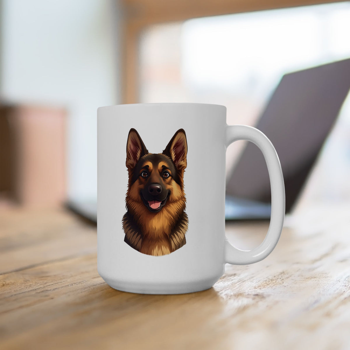 German Shepherd Coffee Mug, Dog Lover Mug, Pet Parent Gift, German Shepherd Mom Dad Cup 11oz or 15oz, Dog Lover Gift