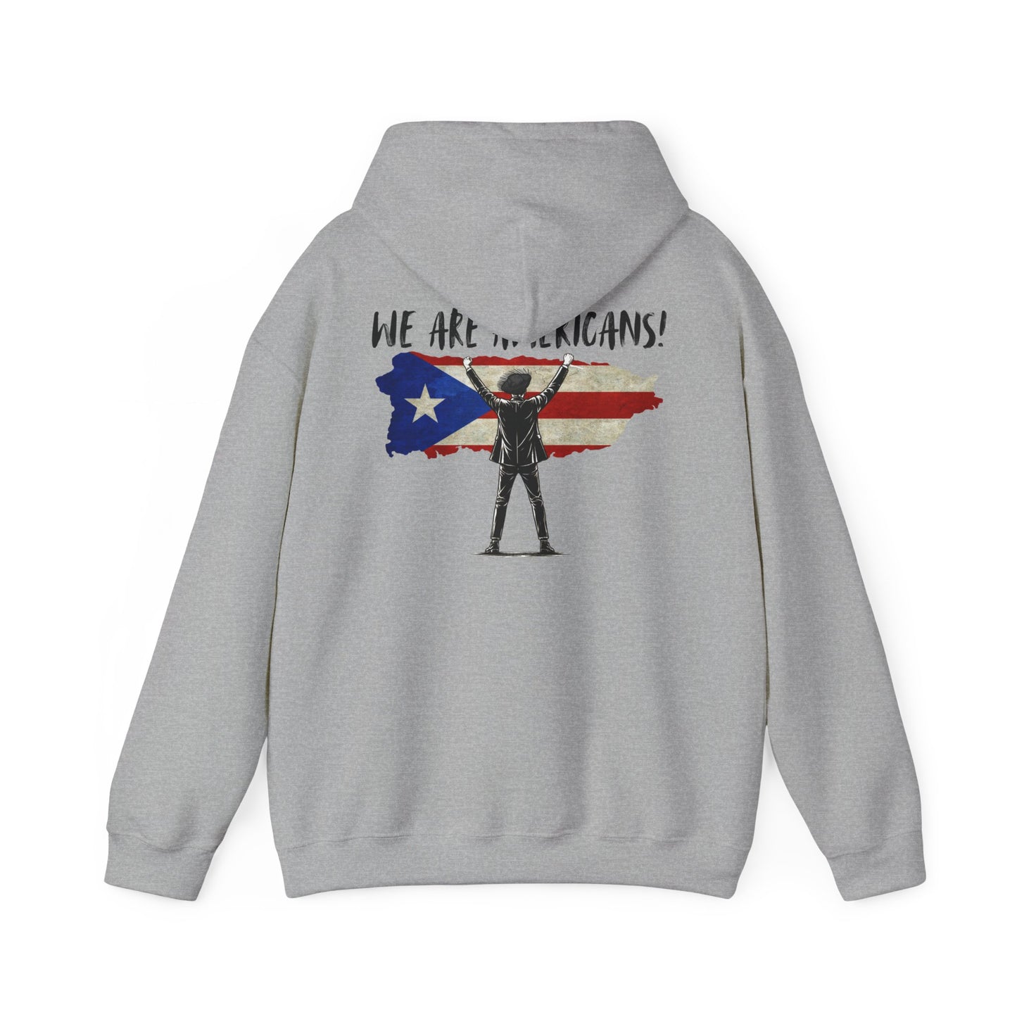 Benito Hoodie We are Americans , Benito Bowl, Football Fan Gift, Puerto Rico Boricua Heritage Culture Pride Hoodie