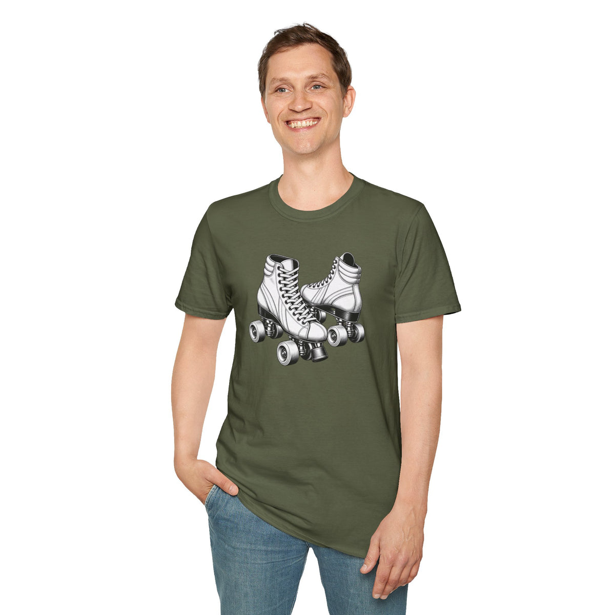 Retro Roller Skates Shirt, Quad Skate T-Shirt, Vintage Roller Rink Tee, Roller Skater Gift