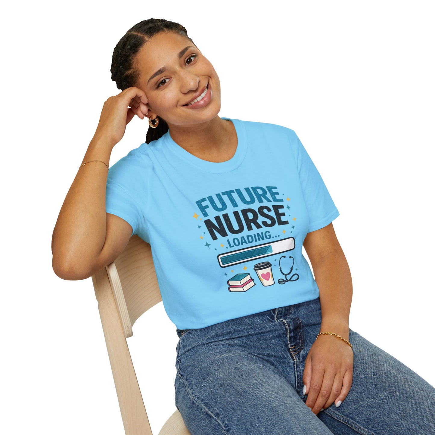 Future Nurse Loading Shirt – Funny Nursing Student T-Shirt, RN School Gift, Nursing School Graduation Tee, Nurse Student Gift Idea