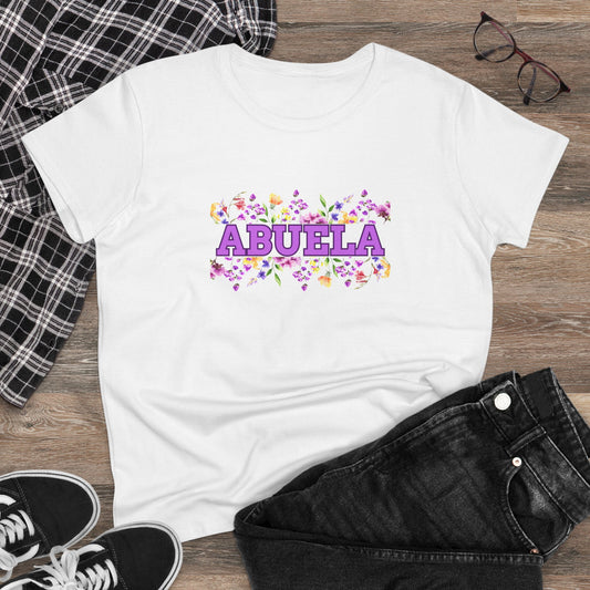 Abuela con Flores Shirt, Gift for Grandma, Gift for Abuela, Mothers Day Gift, Dia de las madres regalo, Abuela Gifts, Gift for Mom