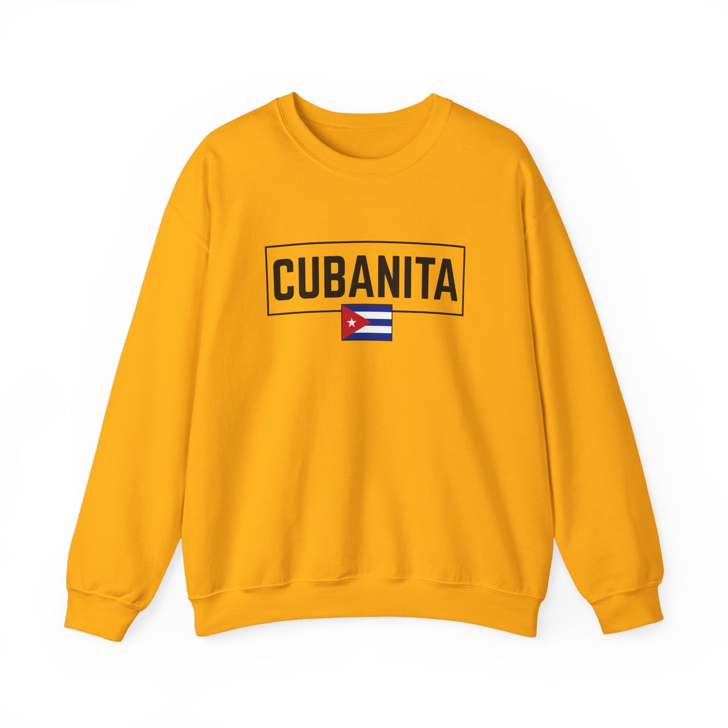 CUBANITA Sweatshirt – Cuban Flag Sweatshirt for Women, Latino Pride Sweatshirt, Cuba Heritage Top, Cuban Culture Graphic Sweatshirt