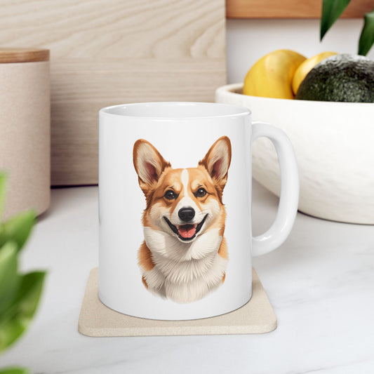 Corgi Coffee Mug, Cute Corgi Dog Mug, Dog Lover Mug, Pet Parent Gift, Corgi Mom Dad Cup 11oz or 15oz, Dog Lover Gift