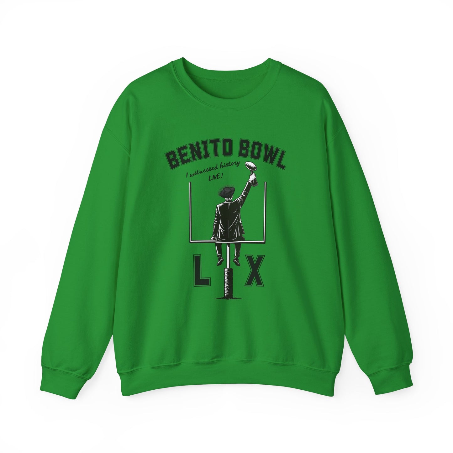 Benito Bowl LX Witnessed History Live Halftime Sweatshirt, Football Fan Gift, Benito Sweatshirt, Puerto Rico Boricua Heritage
