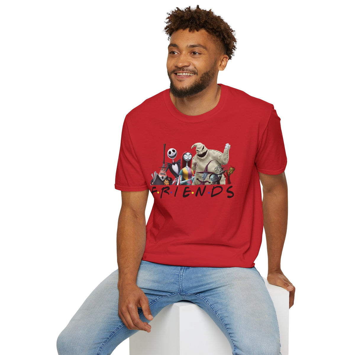 The Nightmare Before Christmas Skellington Family Friends T-Shirt, Scary Movie Tee, Halloween Shirt, Horror Movie Characters Gift