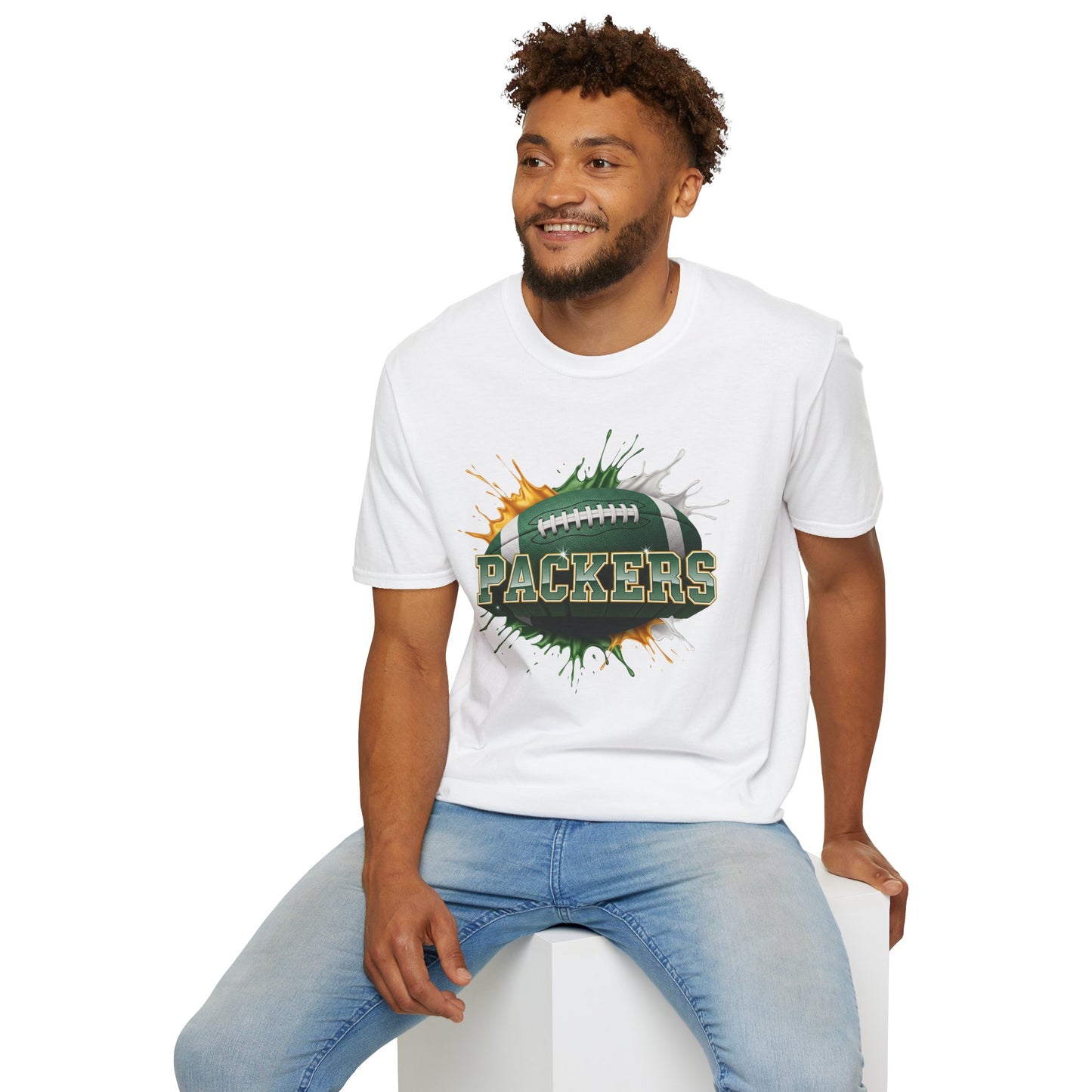 Green Bay Football Unisex T-Shirt, Green Bay Team Tee, Football Gift for Green Bay Fans, Game Day Shirt, Sports Fan Apparel Football Tee