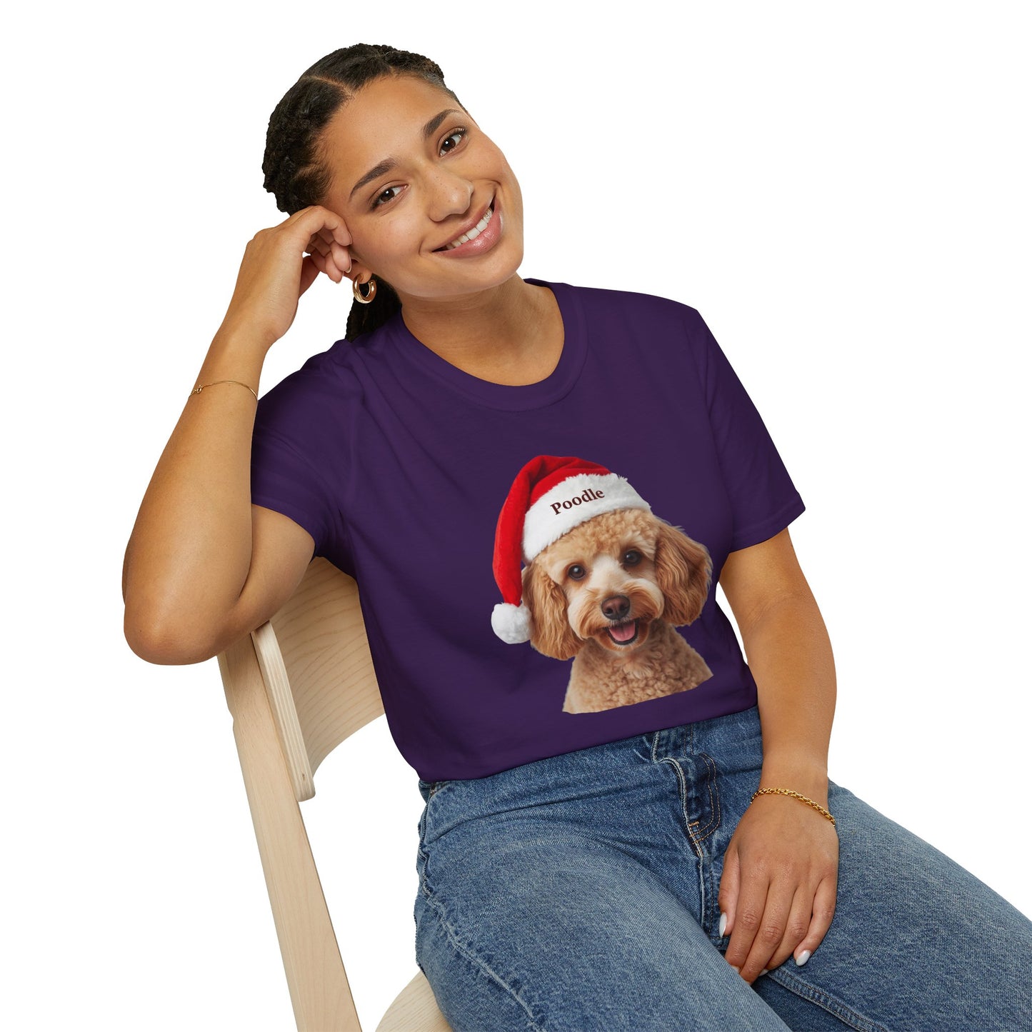 Poodle Dog Portrait Shirt – Poodle Dog Lover Gift, Cute Dog Mom Tee, Dog Dad Shirt, Pet Breed Apparel