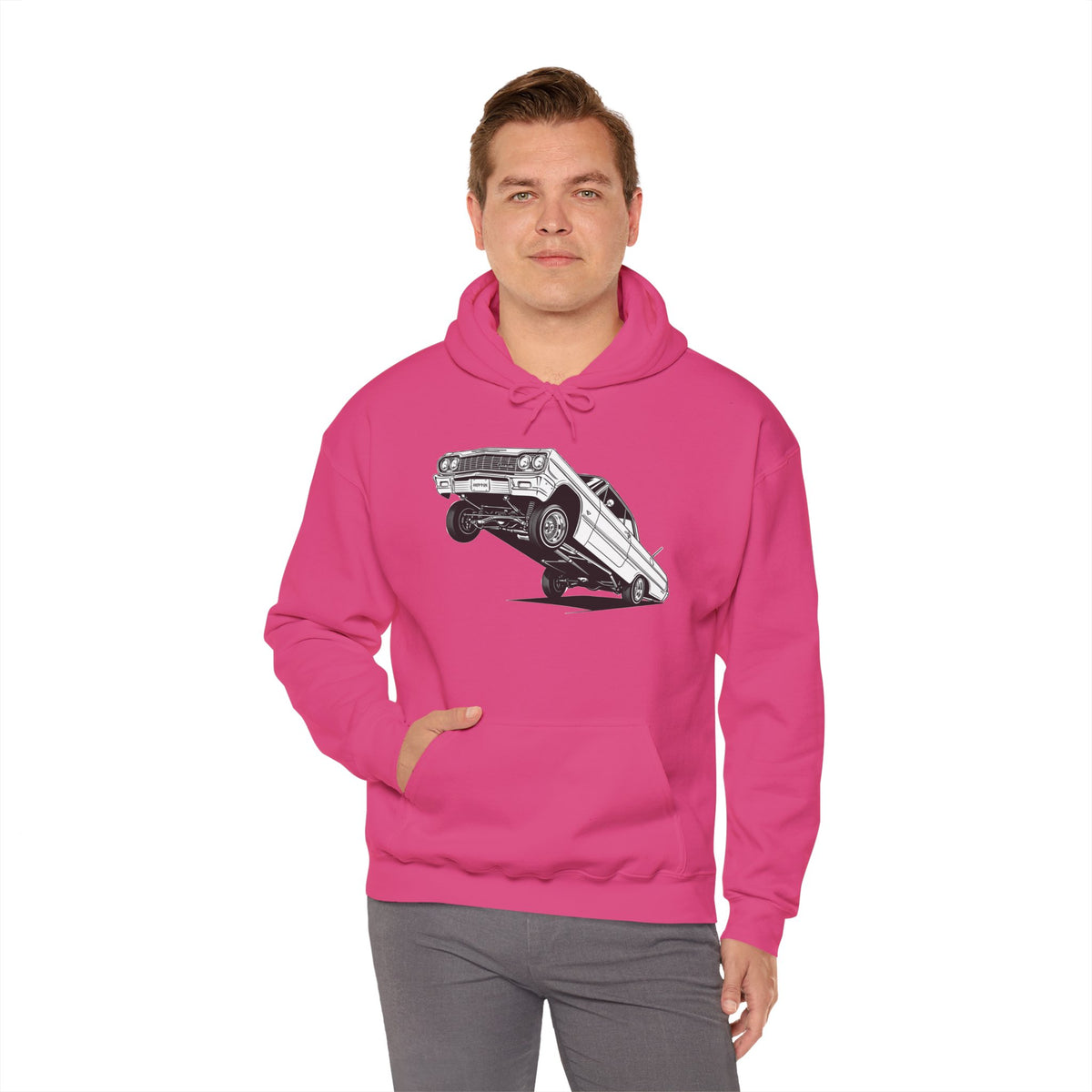 Classic Car Hoodie, Lowrider Car Hoodie, Vintage Auto Hoodie, Car Enthusiast Sweatshirt, Unisex Automotive Hoodie