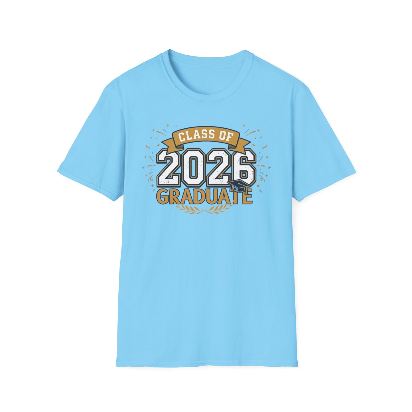 Class of 2026 Graduate T-Shirt – Graduation Gift Tee, Senior 2026 Shirt, High School or College Grad Celebration Apparel