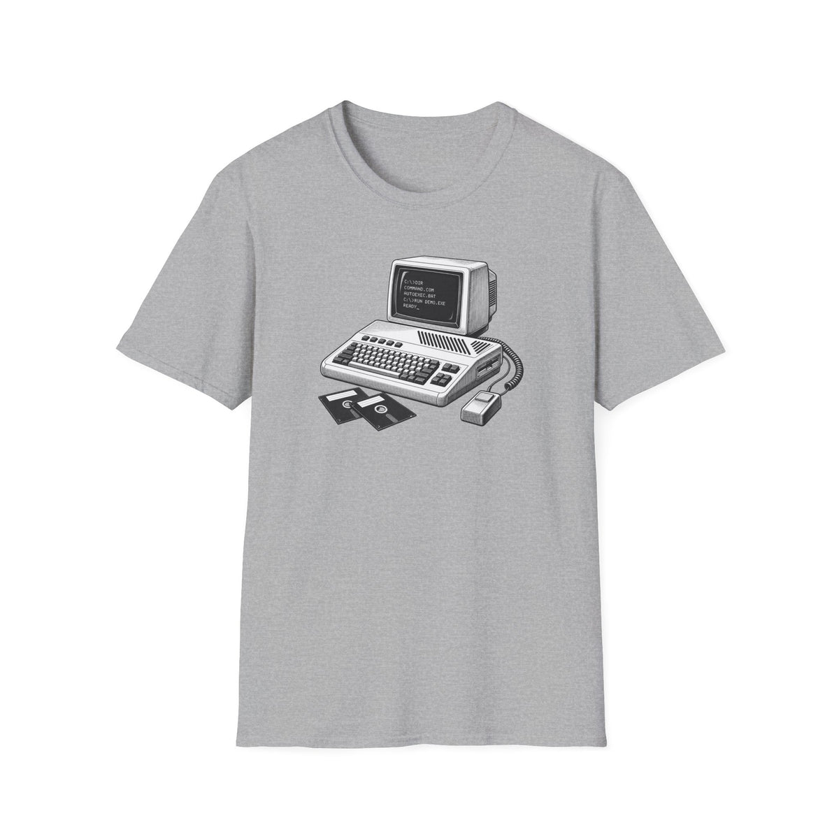Vintage Computer T-Shirt, Retro Tech Shirt, Floppy Disk Tee, Programmer Gift, Computer Nerd Shirt
