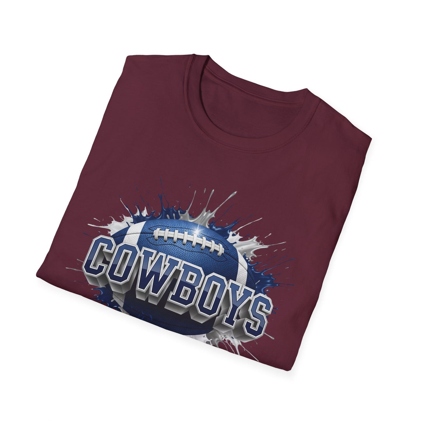 Dallas Football Unisex T-Shirt, Dallas Team Tee, Football Gift for Dallas Fans, Game Day Shirt, Sports Fan Apparel Football Tee