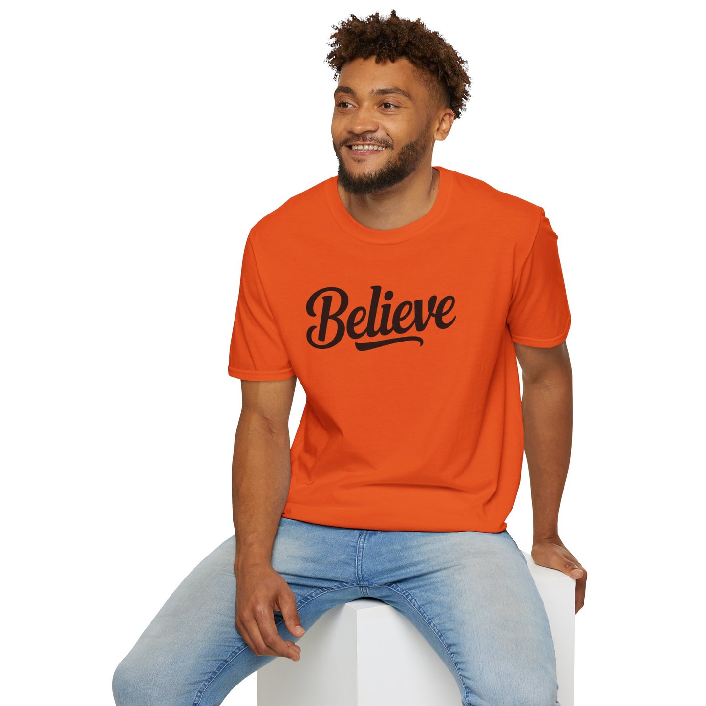 Believe T-Shirt – Inspirational Faith Shirt, Christian Motivational Tee, Positive Encouragement Apparel