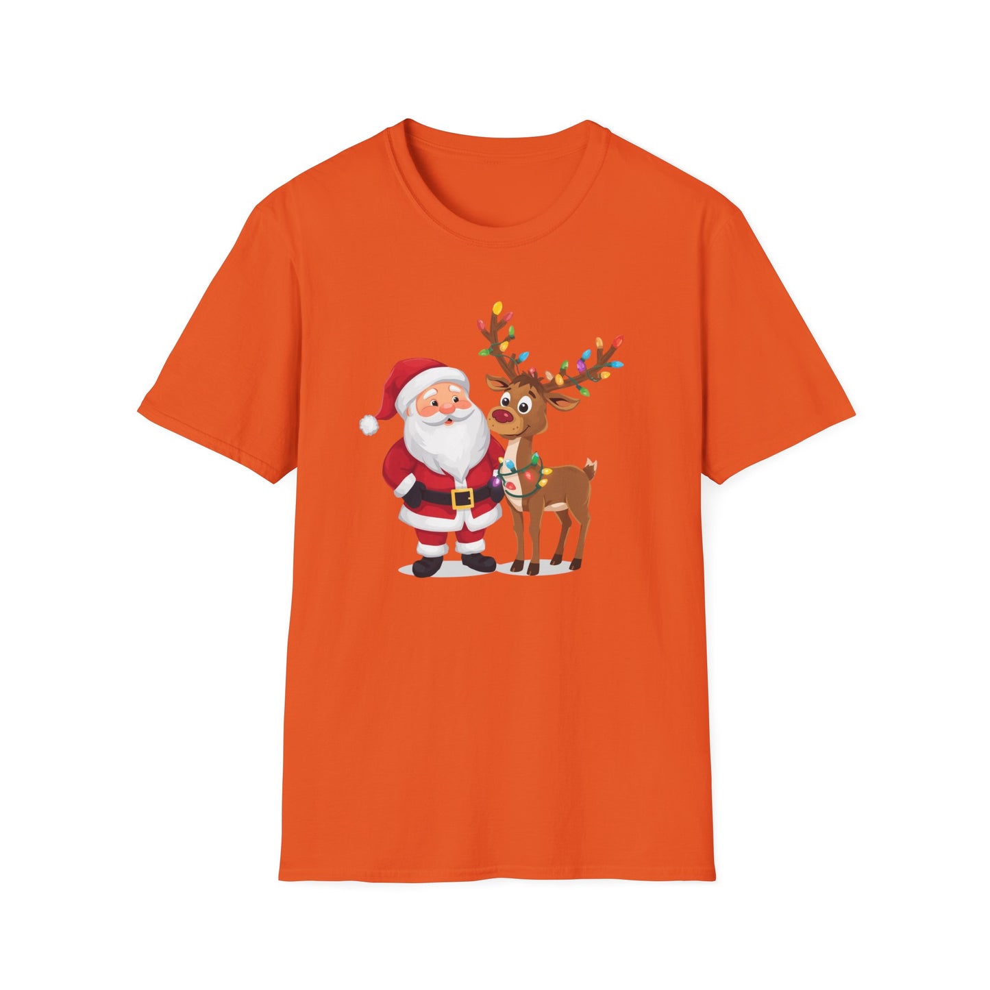 Santa and Rudolph Shirt, Family Christmas Shirts, Christmas T Shirt, Holiday Shirt, Cute Xmas Shirt for the family, Holiday Gift