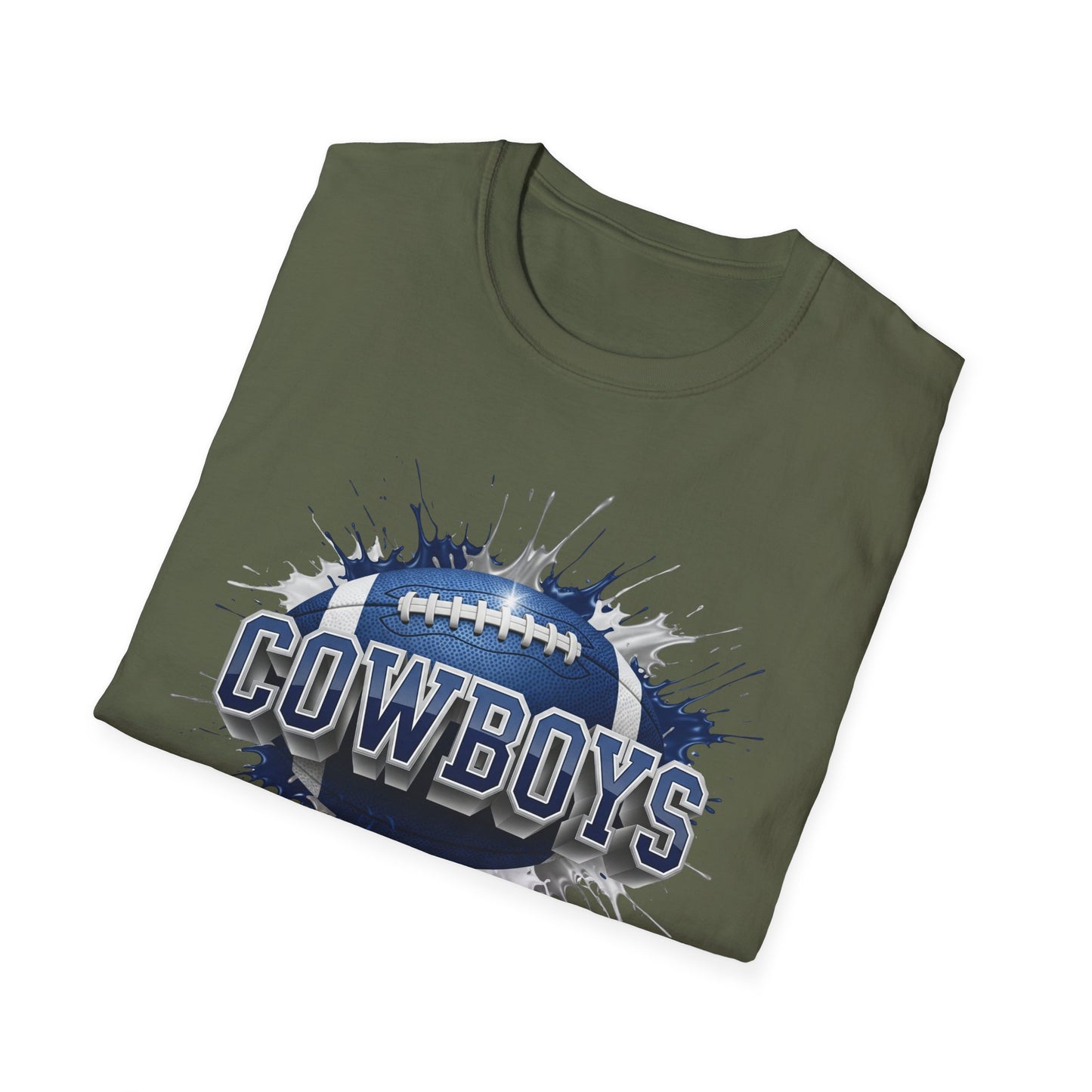 Dallas Football Unisex T-Shirt, Dallas Team Tee, Football Gift for Dallas Fans, Game Day Shirt, Sports Fan Apparel Football Tee