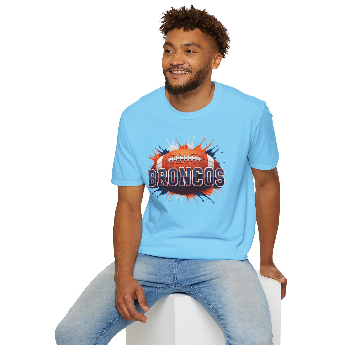 Denver Football Unisex T-Shirt, Denver Team Tee, Football Gift for Denver Fans, Game Day Shirt, Sports Fan Apparel, Football Tee