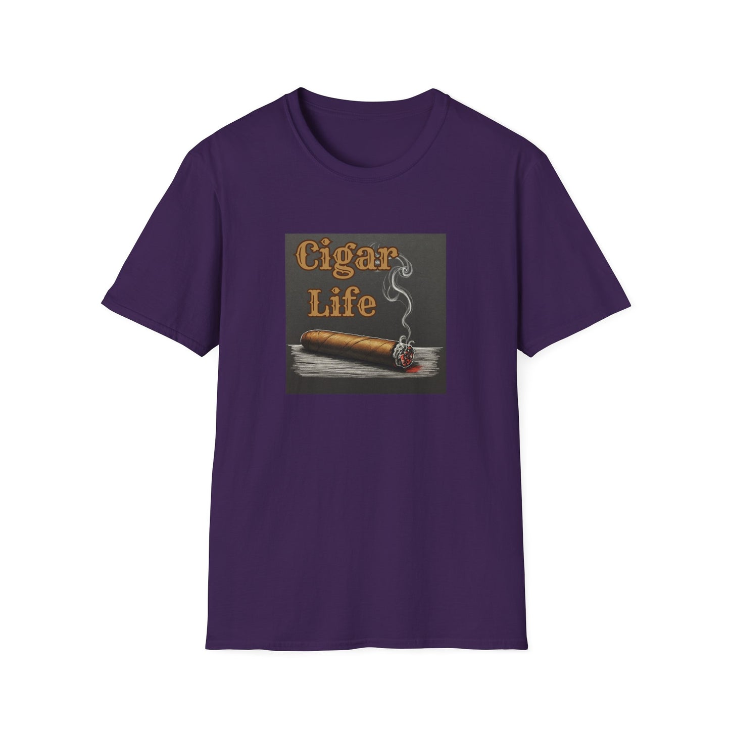 Cigar Life Unisex T-Shirt, BBQ Pool Party Shirt, Fathers Day Gift, Relaxation Leisure, Cigar lover Gift, Grandpa Gift