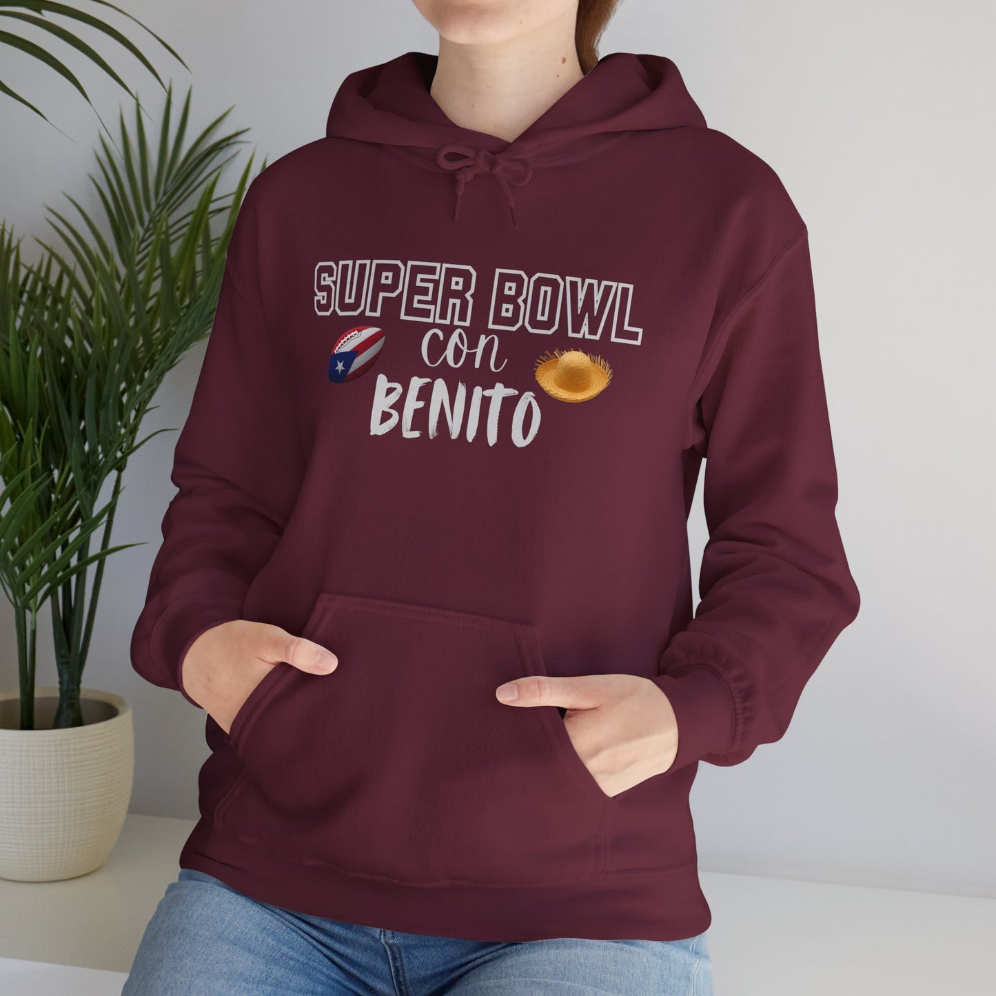 Benito Bowl Halftime Shirt 2026 Hoodie, Benito Bowl Hooded Sweatshirt, Football Fan Gift, Puerto Rico Heritage Hoodie, Boriqua Pride Gift