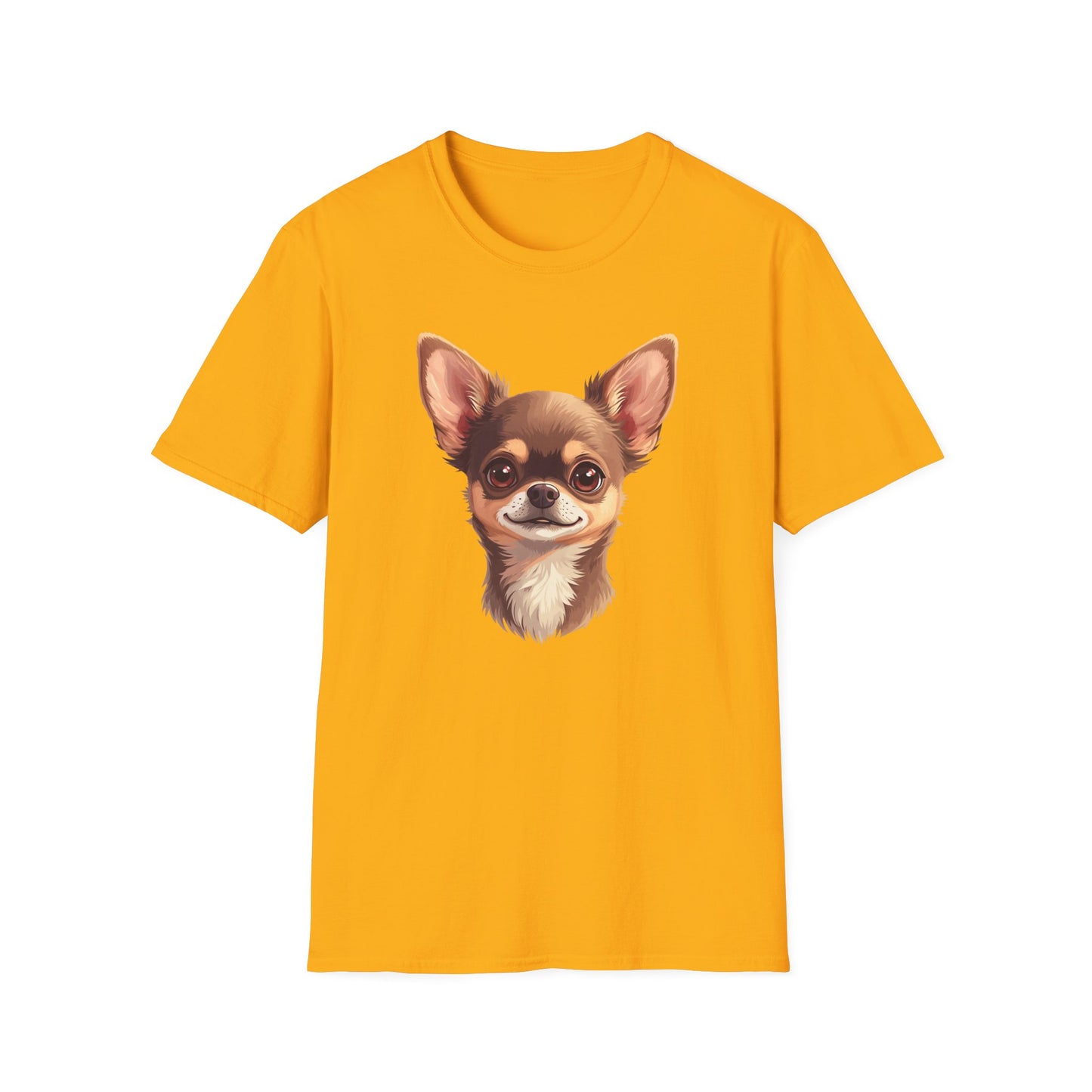 Chihuahua Dog Portrait Shirt – Chihuahua Dog Lover Gift, Cute Dog Mom Tee, Dog Dad Shirt, Pet Breed Apparel