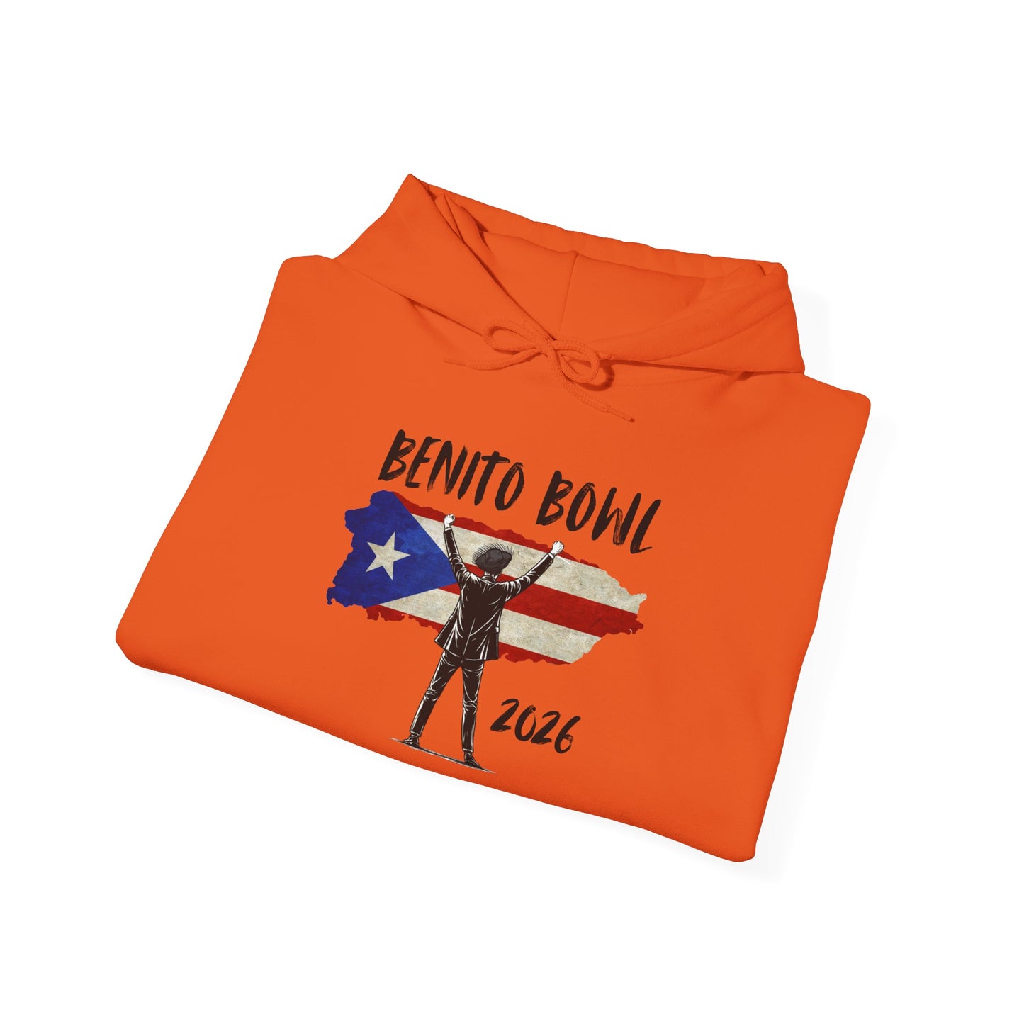 Benito Bowl 2026 PR Flag Hoodie, Benito Bowl, Football Fan Gift, Puerto Rico Boricua Heritage Culture Pride Hoodie