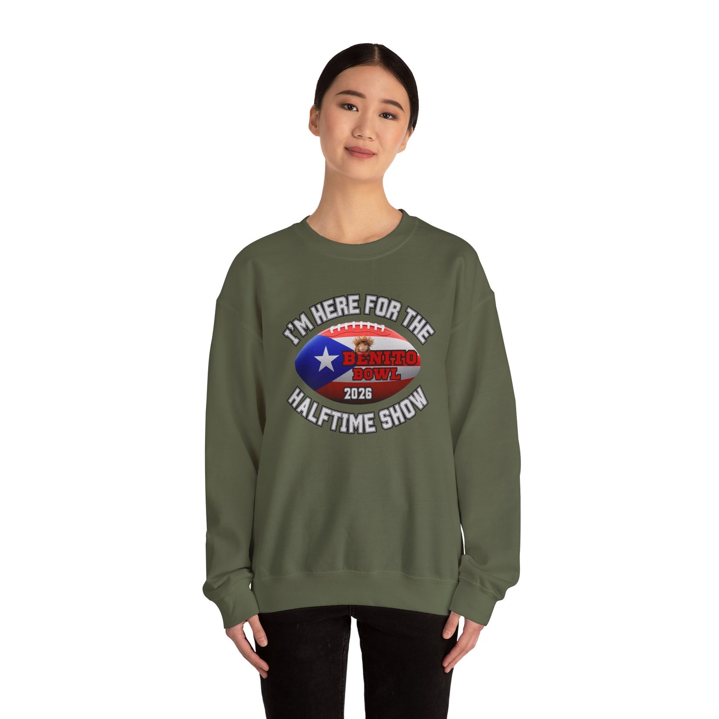 Benito Bowl Halftime 2026 Sweatshirt, Benito Bowl Shirt, Football Fan Gift, Puerto Rico Heritage Sweatshirt, Boriqua Pride Gift
