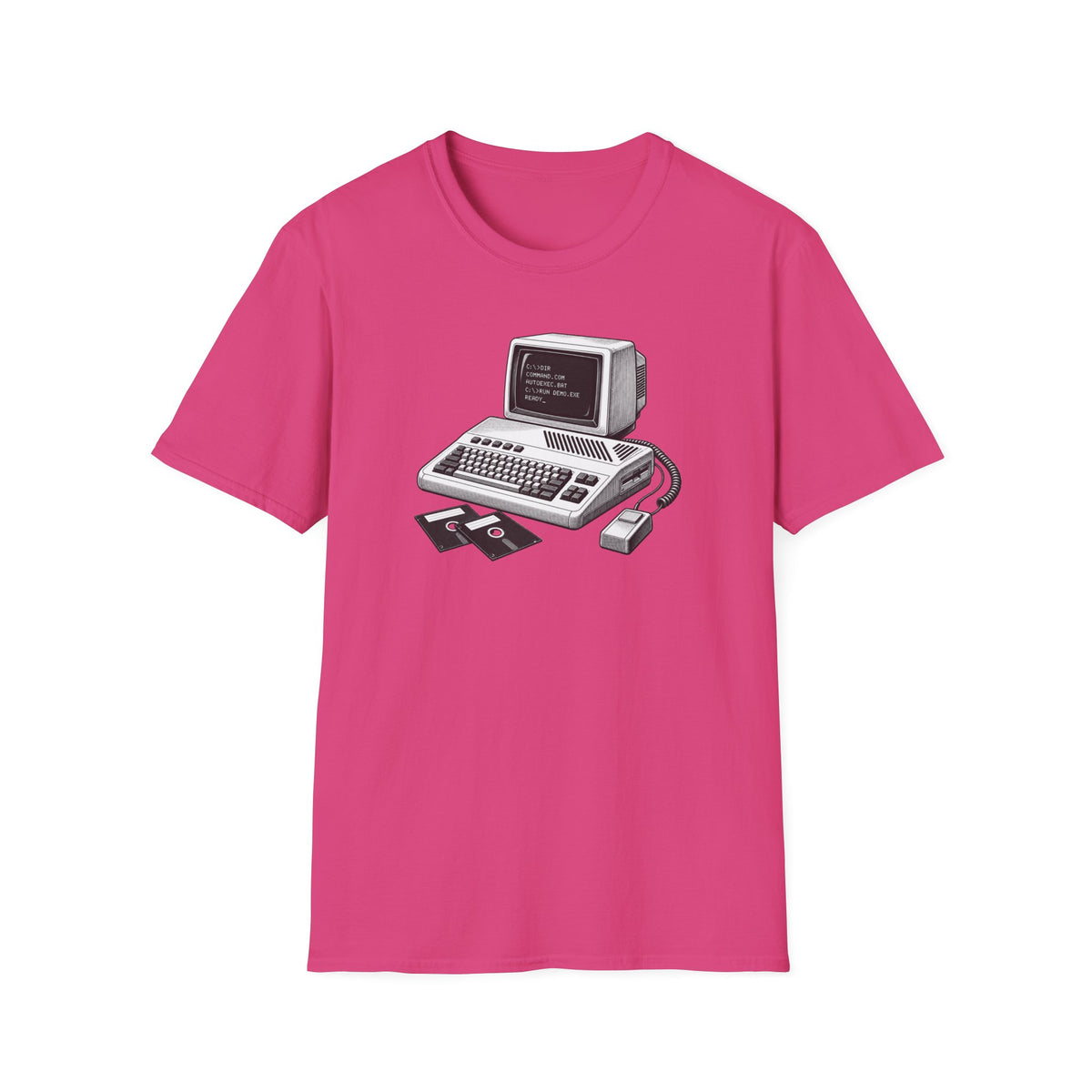 Vintage Computer T-Shirt, Retro Tech Shirt, Floppy Disk Tee, Programmer Gift, Computer Nerd Shirt