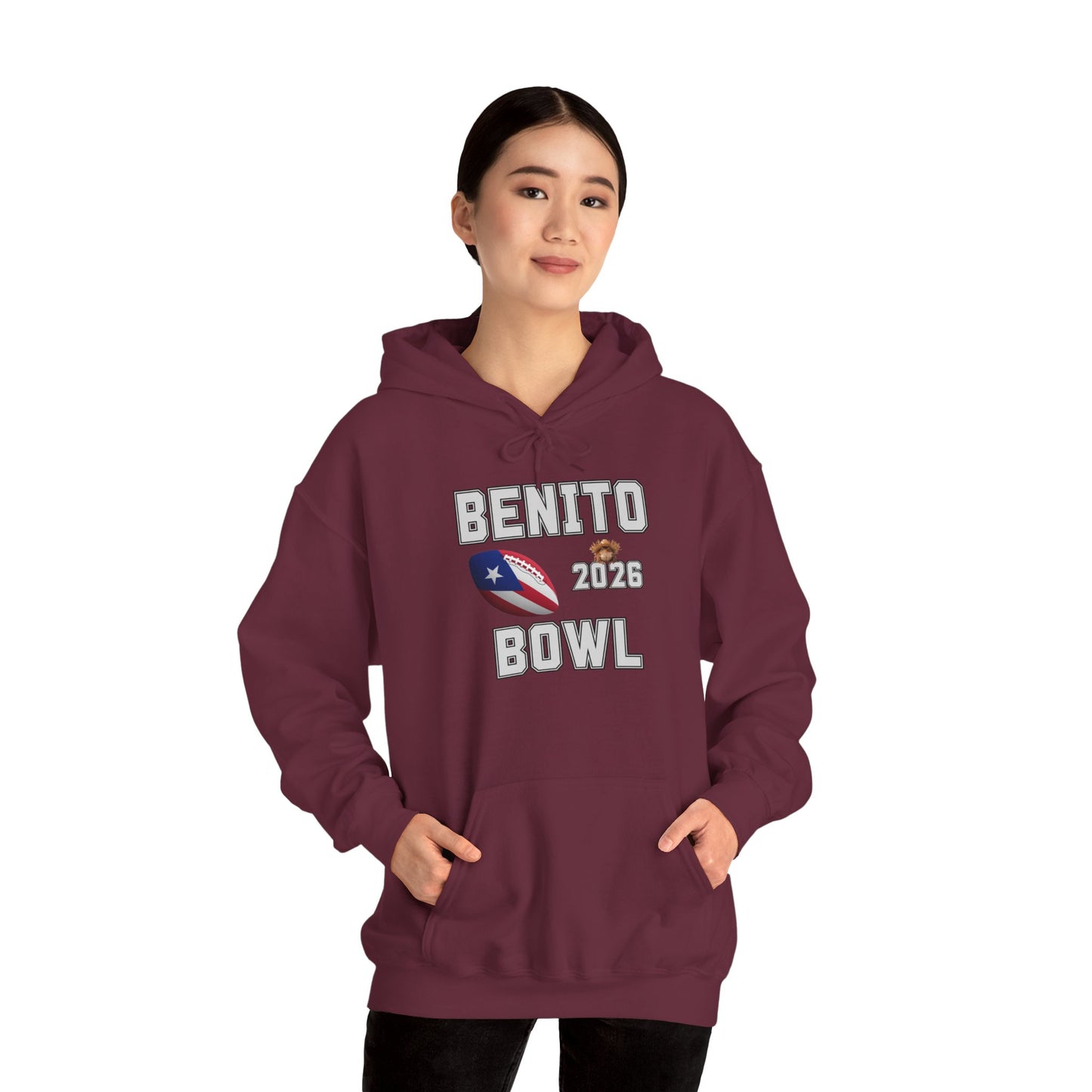 Benito Bowl Halftime Shirt 2026 Hoodie, Benito Bowl Hooded Sweatshirt, Football Fan Gift, Puerto Rico Heritage Hoodie, Boriqua Pride Gift