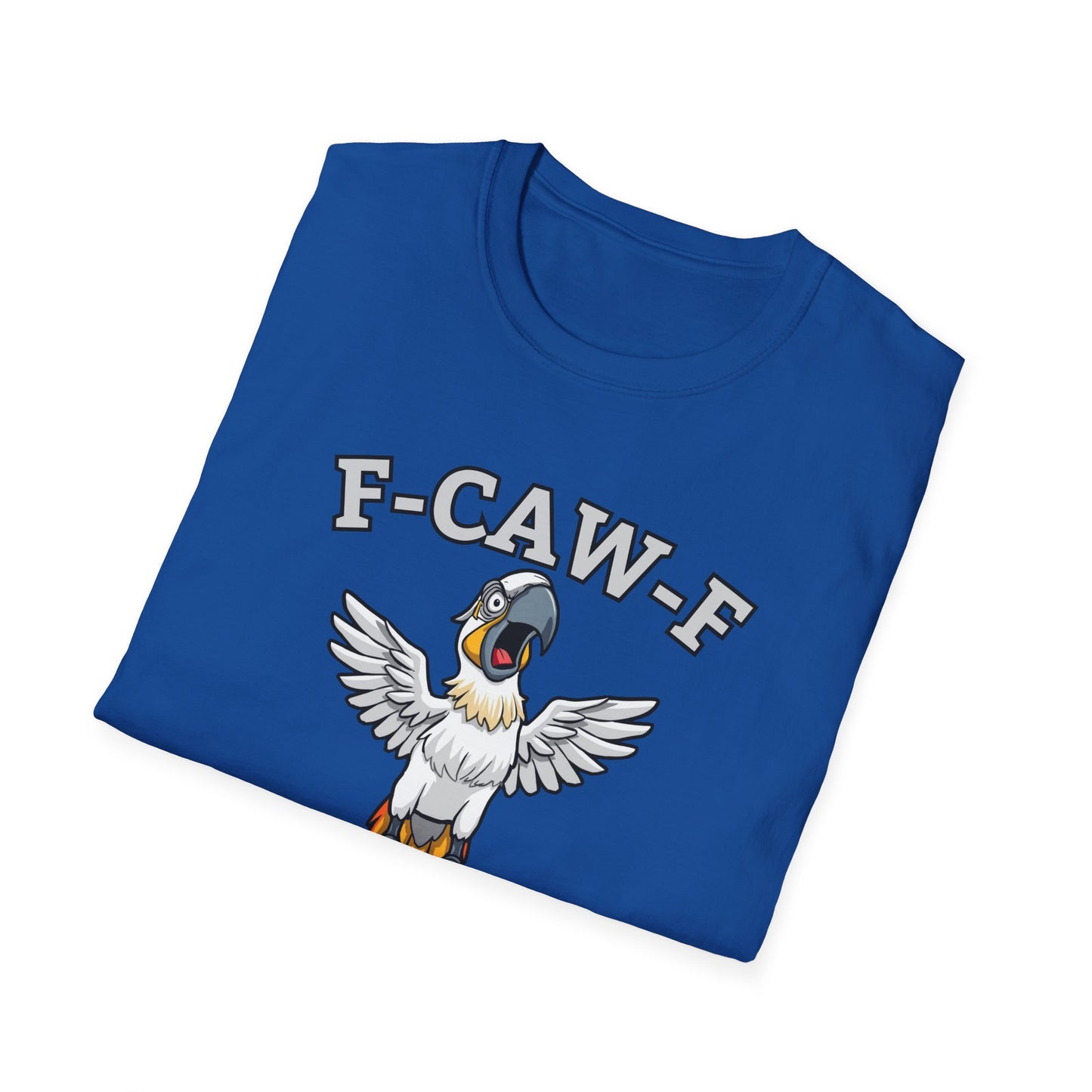 Funny F-CAW-F Macaw Parrot T-Shirt, Parrot Lover Shirt, Macaw Tee, Humorous Top, Macaw Parrot Apparel, Gift for him, Gift for her