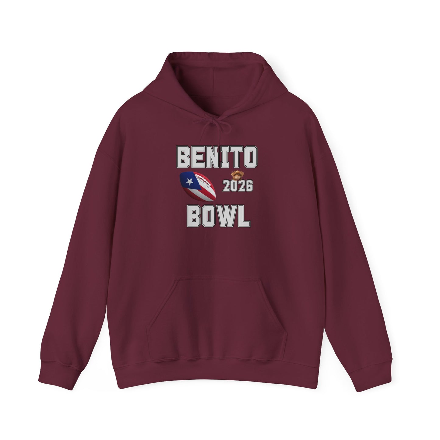 Benito Bowl Halftime Shirt 2026 Hoodie, Benito Bowl Hooded Sweatshirt, Football Fan Gift, Puerto Rico Heritage Hoodie, Boriqua Pride Gift