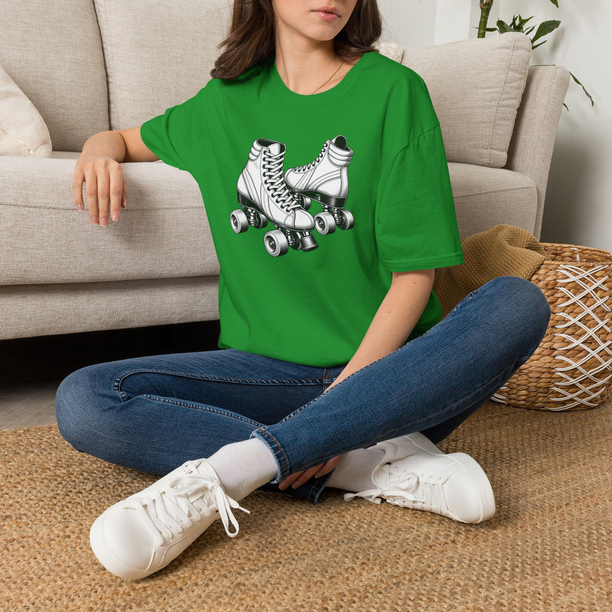 Retro Roller Skates Shirt, Quad Skate T-Shirt, Vintage Roller Rink Tee, Roller Skater Gift