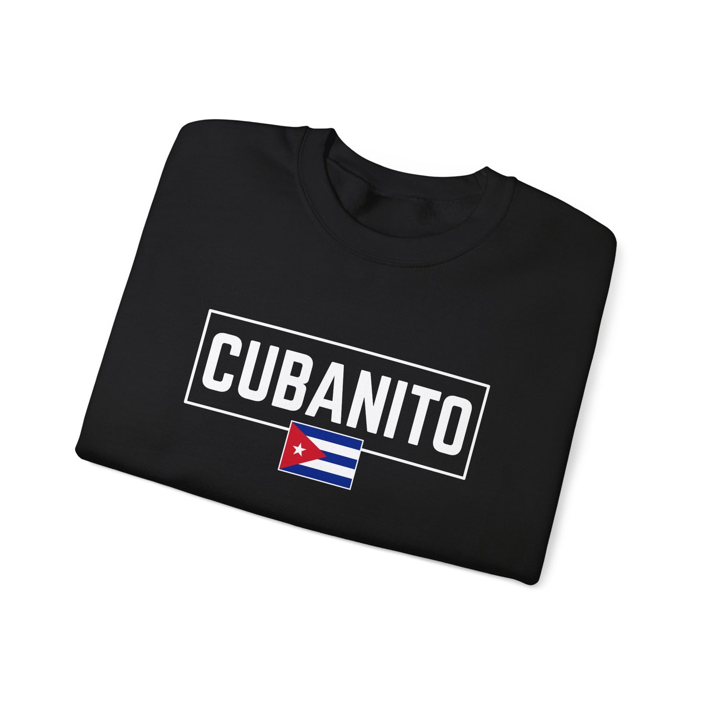 CUBANITO Sweatshirt – Cuban Flag Sweatshirt for Men, Latino Pride Sweatshirt, Cuba Heritage Top, Cuban Culture Graphic Sweatshirt