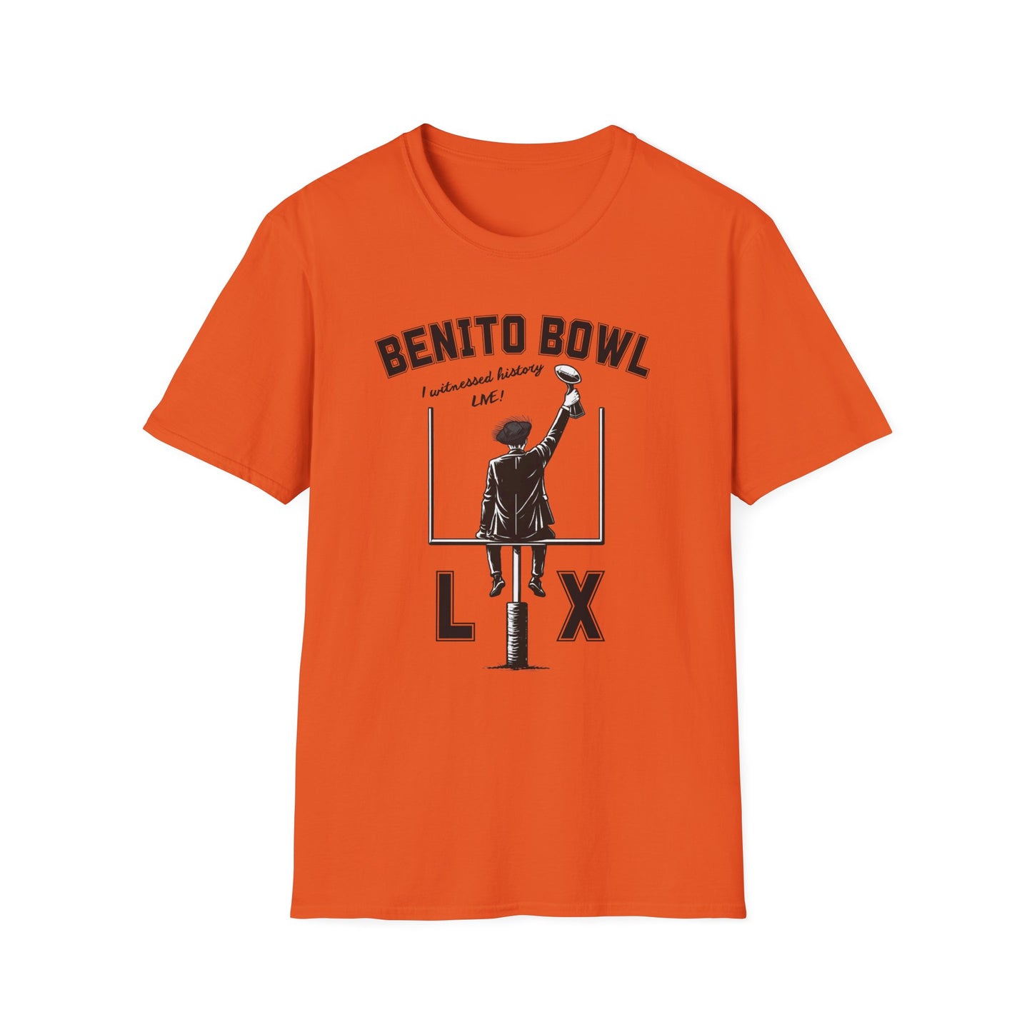 Benito Bowl LX Shirt – Witnessed History Live – Football Graphic Tee, Benito Bowl Shirt, Football Fan Gift, Puerto Rico Heritage Tee, Boricua Pride Gift
