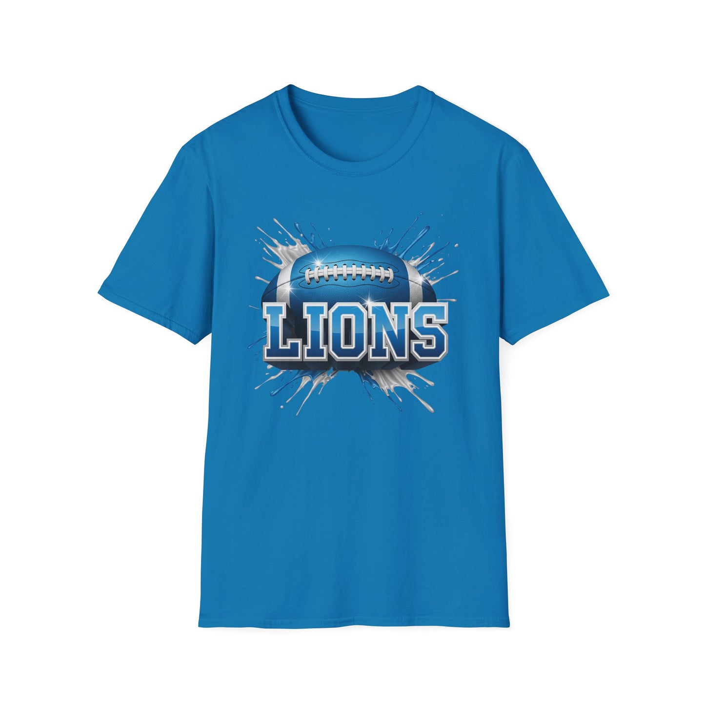Detroit Football Unisex T-Shirt, Detroit Team Tee, Football Gift for Detroit Fans, Game Day Shirt, Sports Fan Apparel, Football Tee
