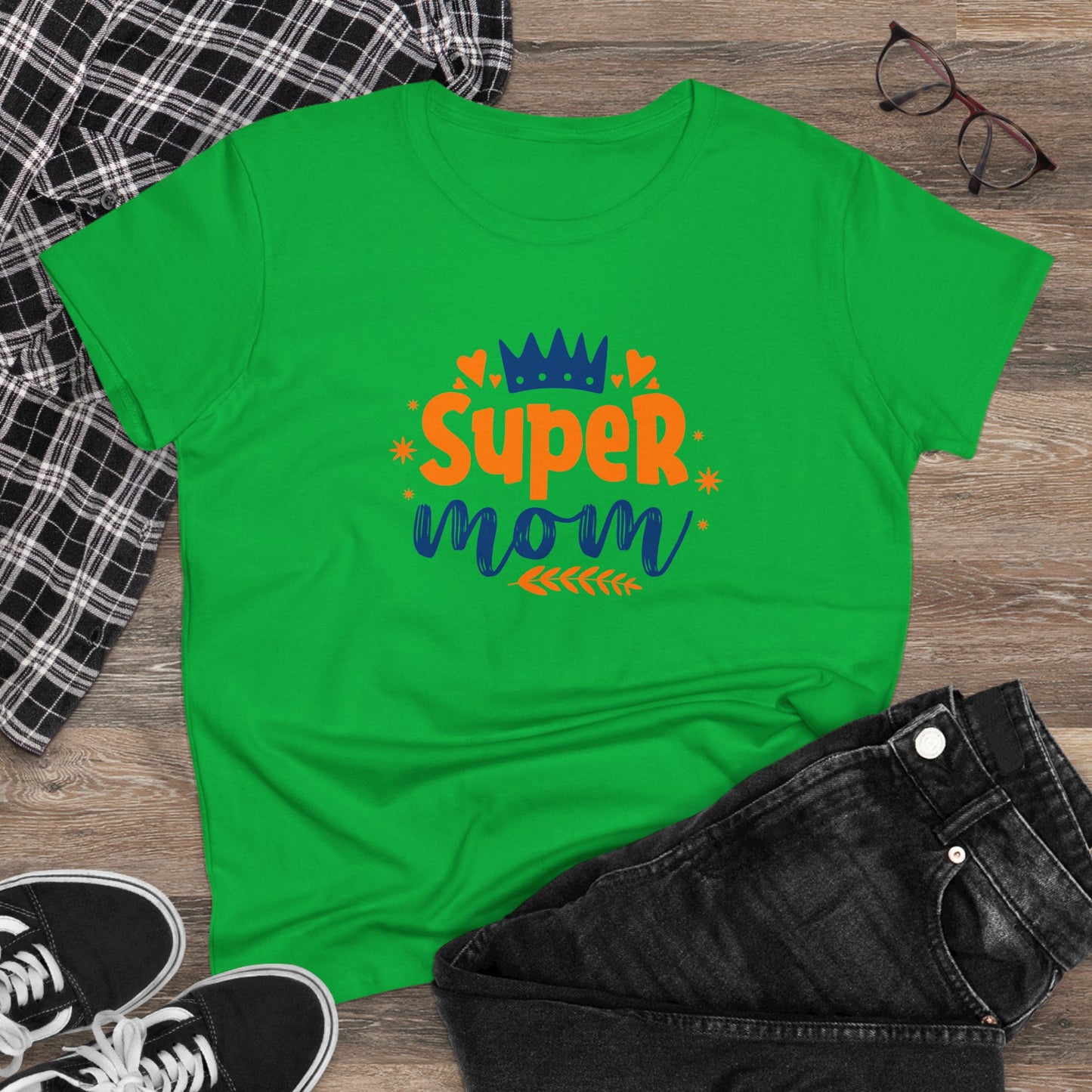 Supermom T-Shirt, Gift for Mom, Cute Summer Top, Mother's Day Gift, Family Gatherings, Casual Wear, Mom's Birthday, Supermom