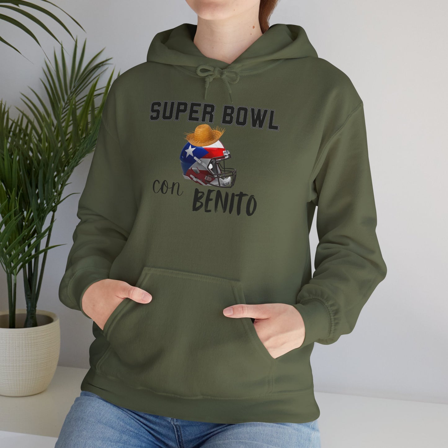 Benito Bowl Halftime Shirt 2026 Hoodie, Benito Bowl Hooded Sweatshirt, Football Fan Gift, Puerto Rico Heritage Hoodie, Boriqua Pride Gift