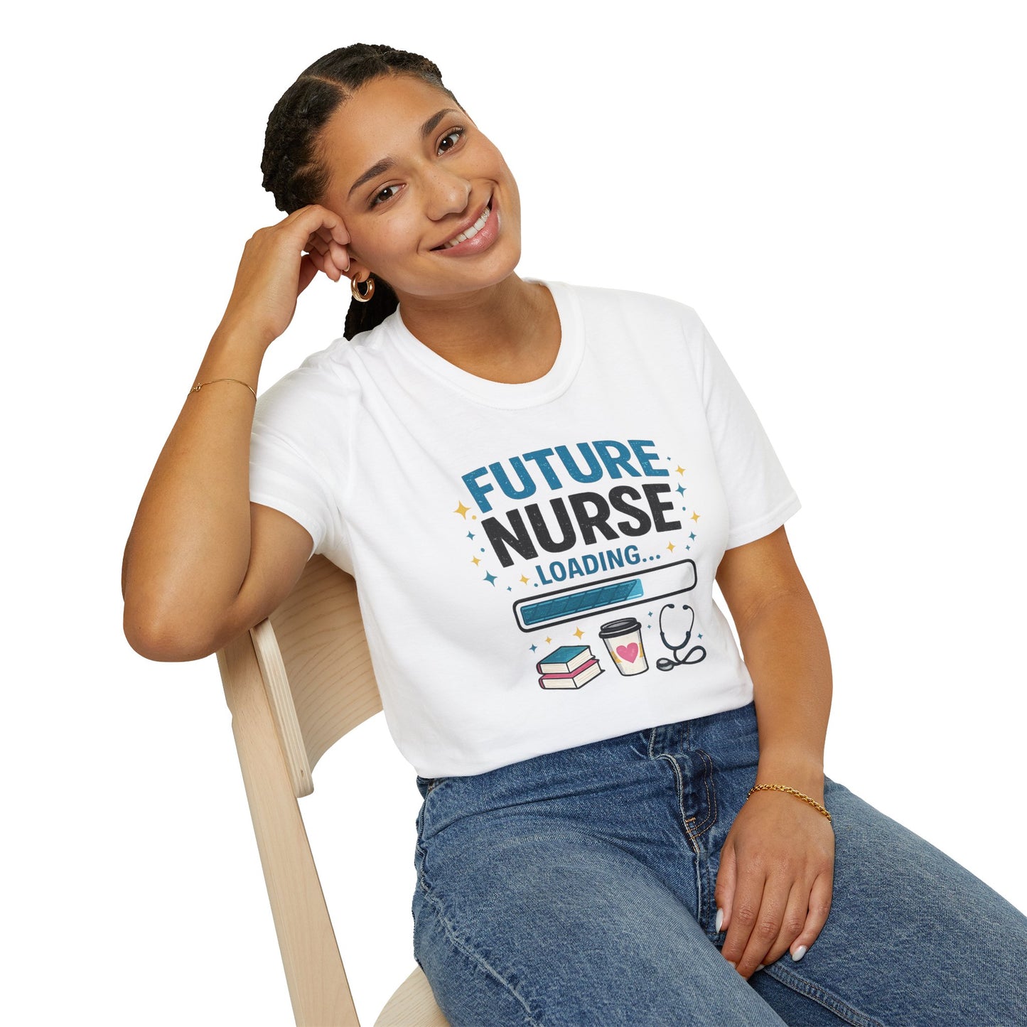 Future Nurse Loading Shirt – Funny Nursing Student T-Shirt, RN School Gift, Nursing School Graduation Tee, Nurse Student Gift Idea