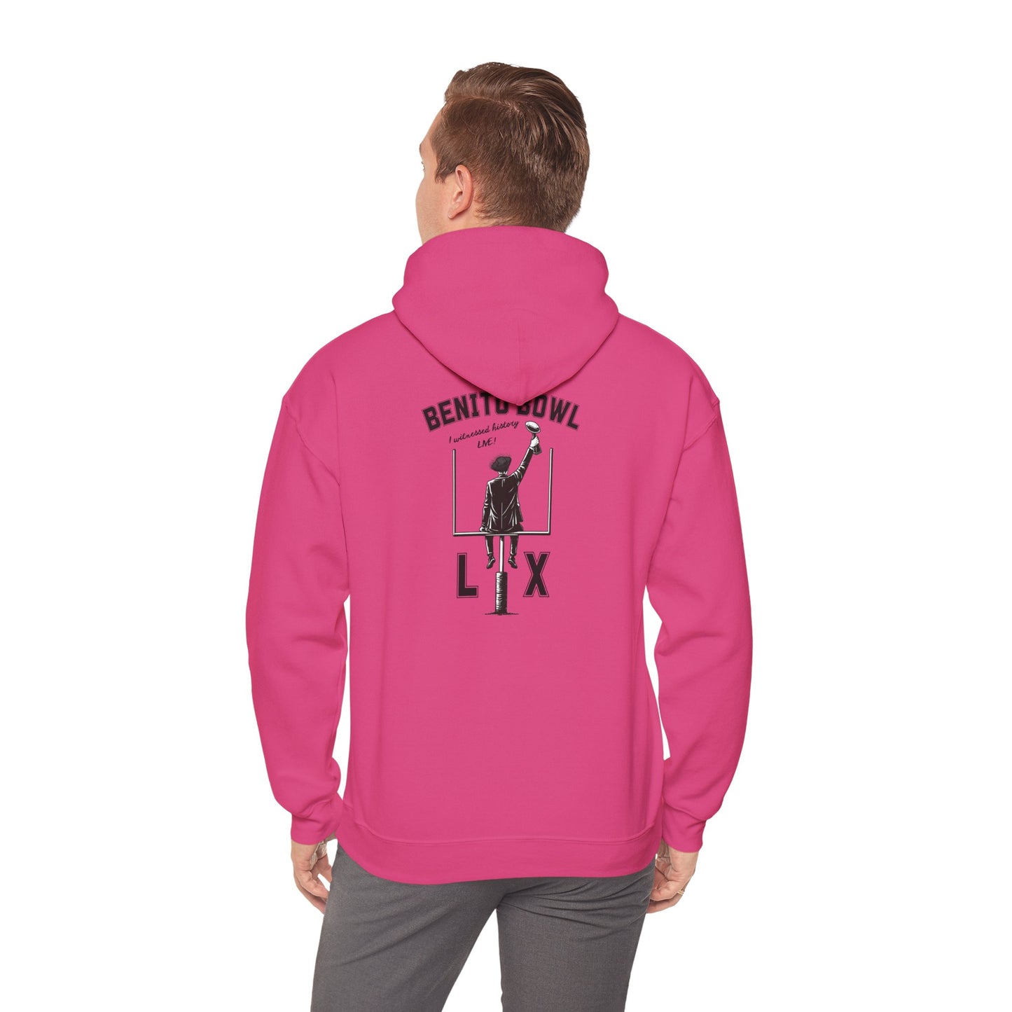 Benito Bowl Witnessed History Live LX Halftime Hoodie, Football Fan Gift, Benito Hoodie, Puerto Rico Boricua Heritage