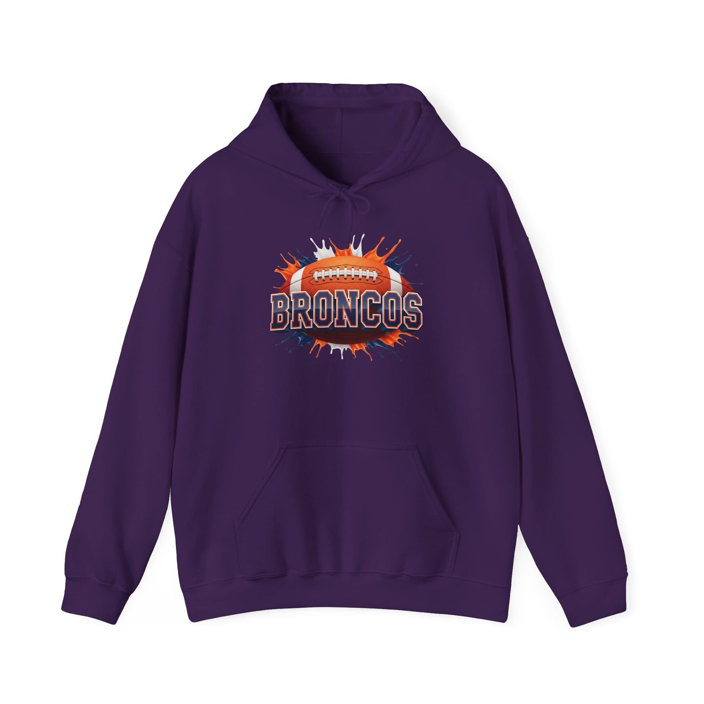 Denver Football Hoodie, Denver Team Hoodie, Football Gift for Denver Fans, Game Day Sports Fan Apparel, Football Fan Gift