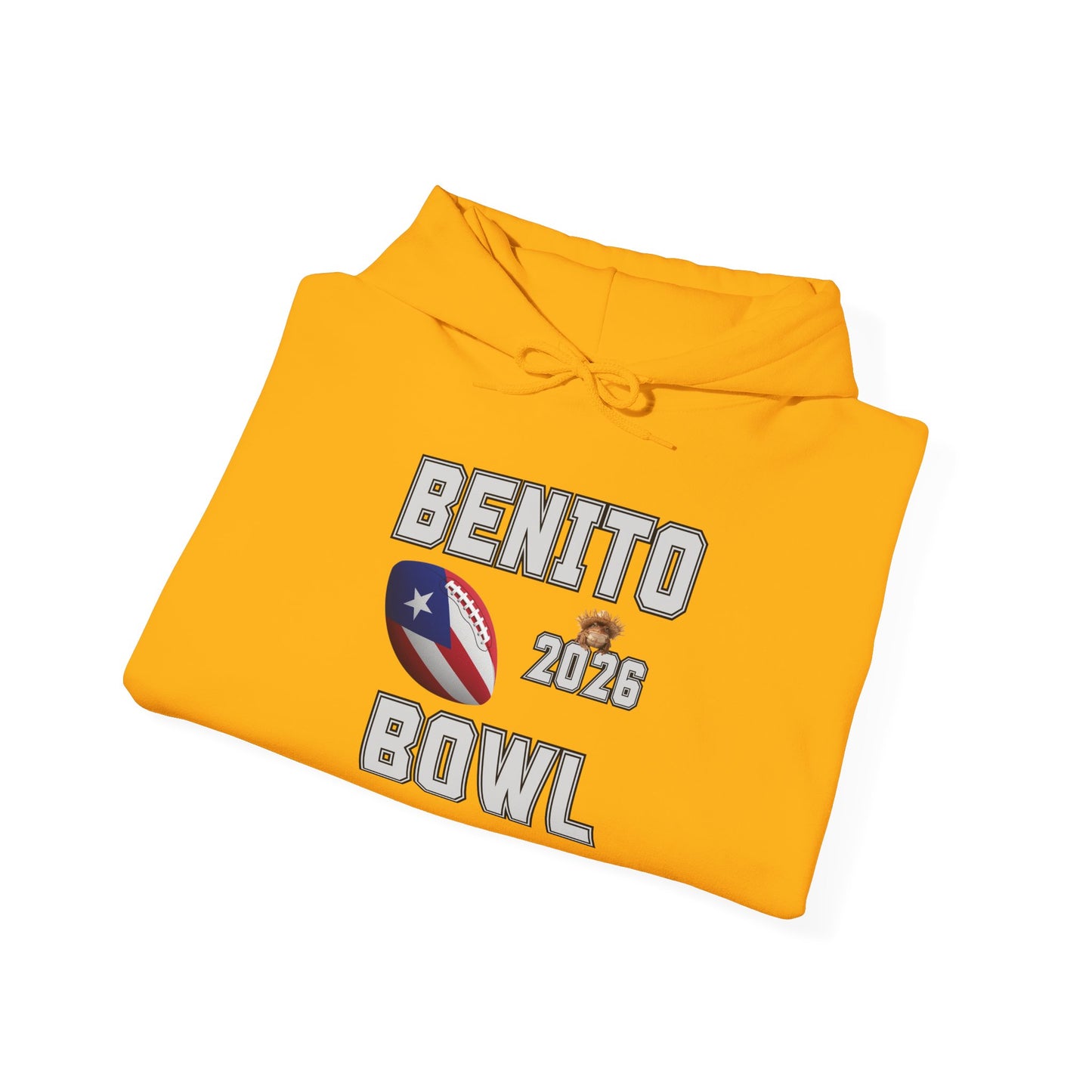 Benito Bowl Halftime Shirt 2026 Hoodie, Benito Bowl Hooded Sweatshirt, Football Fan Gift, Puerto Rico Heritage Hoodie, Boriqua Pride Gift