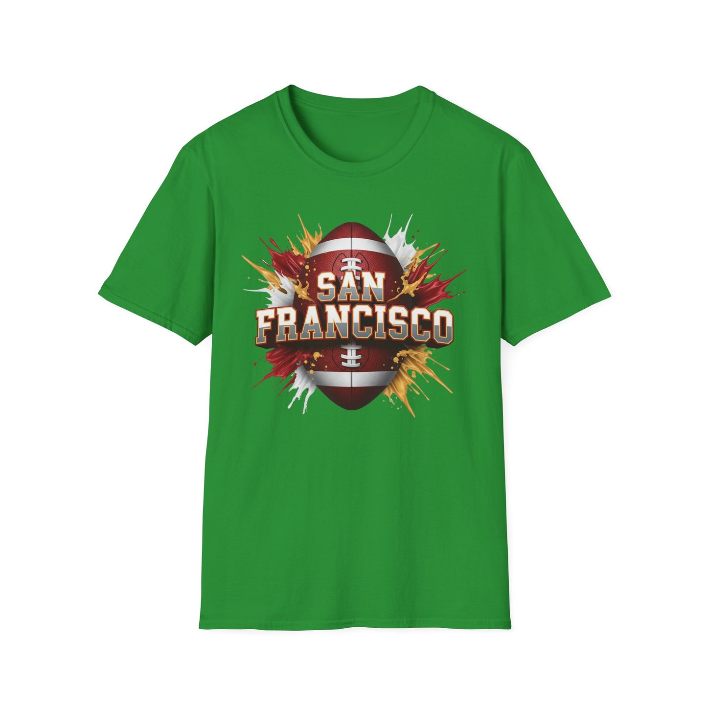 San Francisco Football Unisex T-Shirt, San Francisco Team Tee, Football Gift for San Francisco Fans, Game Day Shirt, Sports Fan Apparel