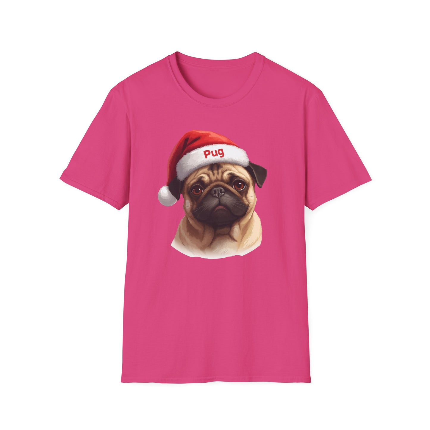 Pug Dog Portrait Shirt – Pug Dog Lover Gift, Cute Dog Mom Tee, Dog Dad Shirt, Pet Breed Apparel