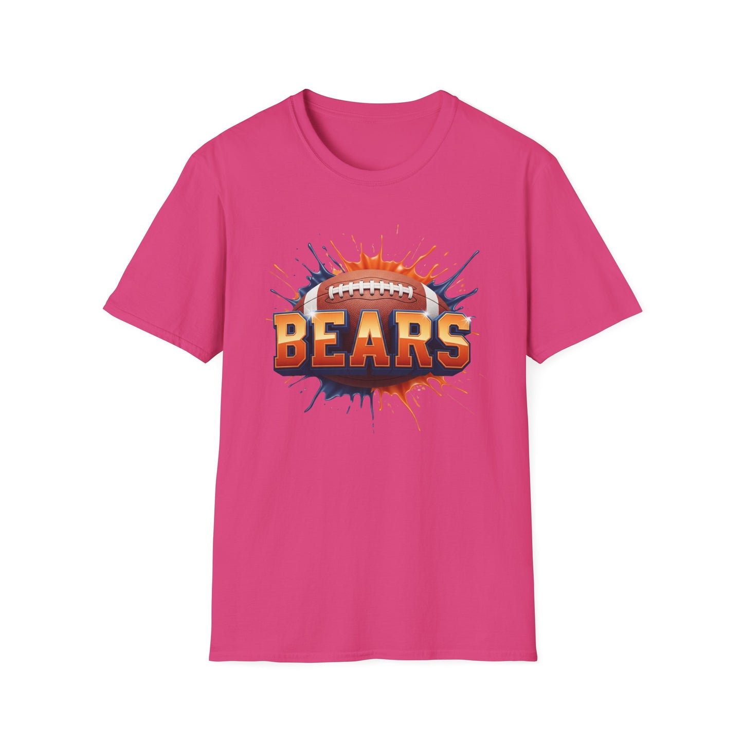 Chicago Football Unisex T-Shirt, Chicago Team Tee, Football Gift for Chicago Fans, Game Day Shirt, Sports Fan Apparel, Football Tee