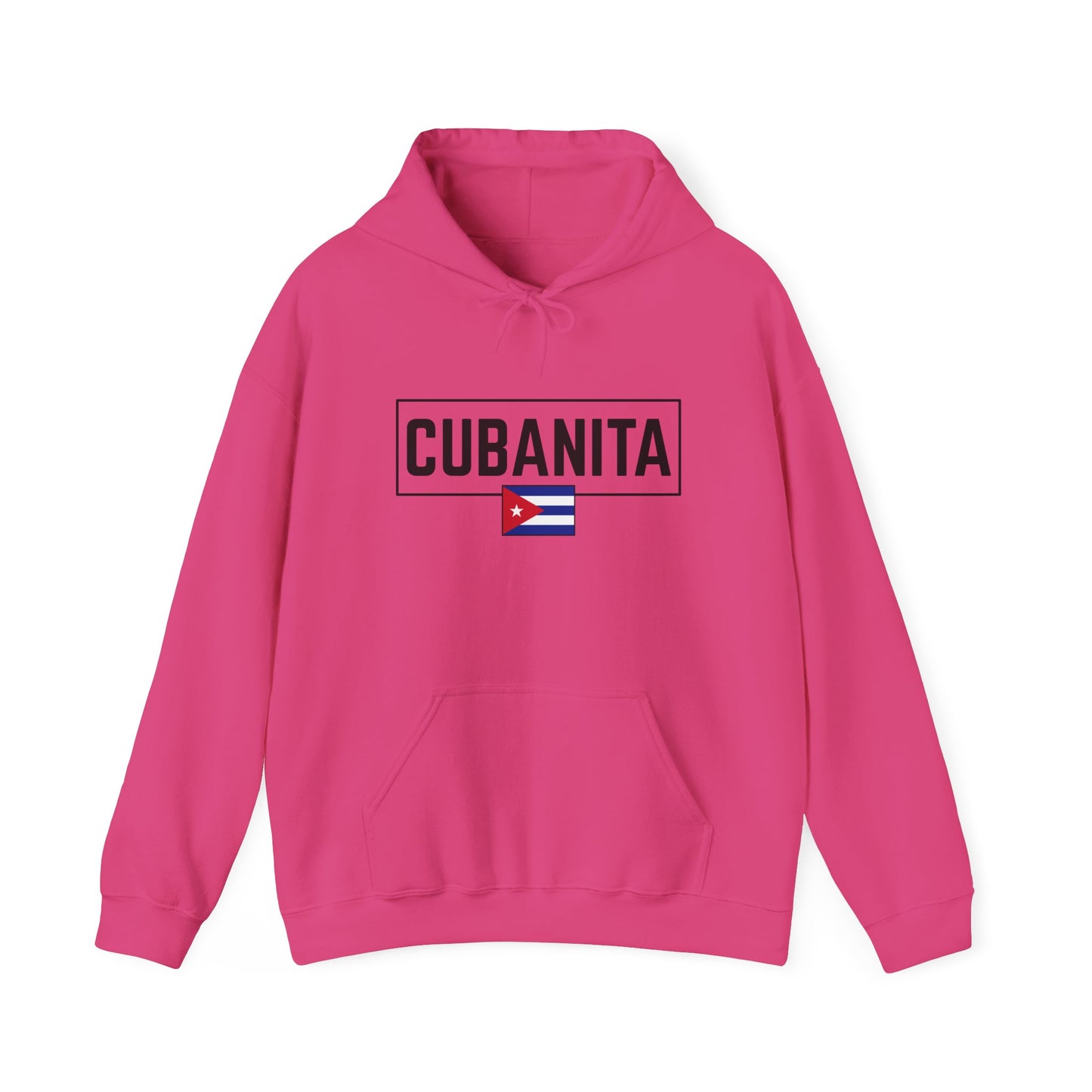 CUBANITA Hoodie – Cuban Flag Hoodie for Women, Latina Pride Hoodie, Cuba Heritage Top, Cuban Culture Graphic Hoodie